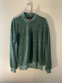 Supreme Velour Polo | Grailed