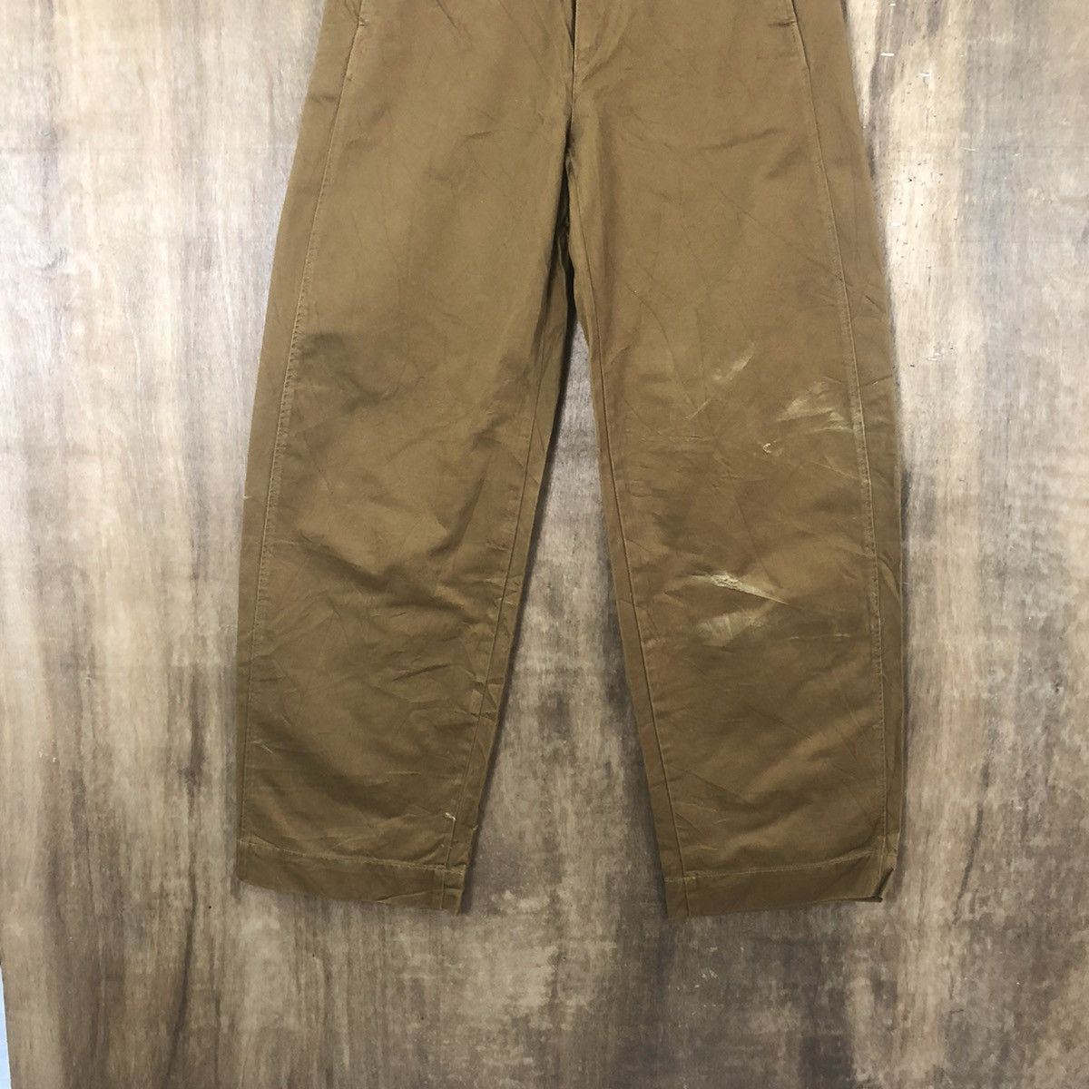 Japanese Brand DL Uniqlo vintage japan Brown palazo Casual pants #6297 Size 25" / US 0 / IT 36 - 3 Thumbnail
