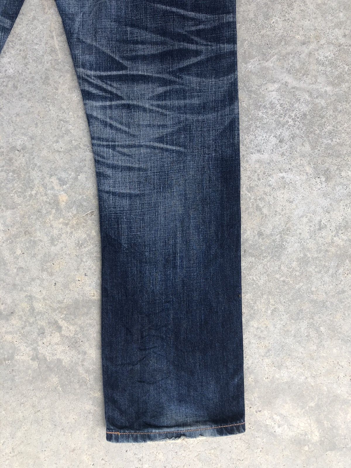 Edwin ESW Big Logo Distressed Jeans Patchwork Painted Size US 32 / EU 48 - 12 Thumbnail