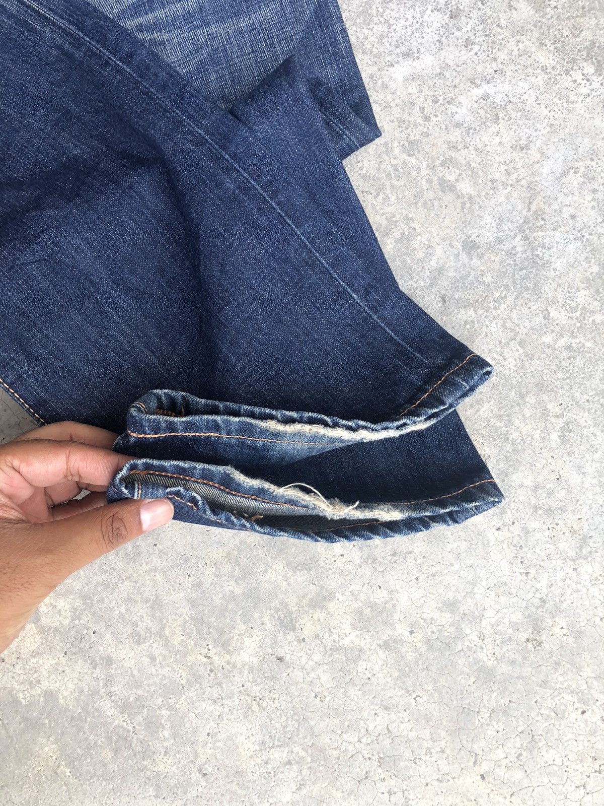 Edwin ESW Big Logo Distressed Jeans Patchwork Painted Size US 32 / EU 48 - 15 Thumbnail