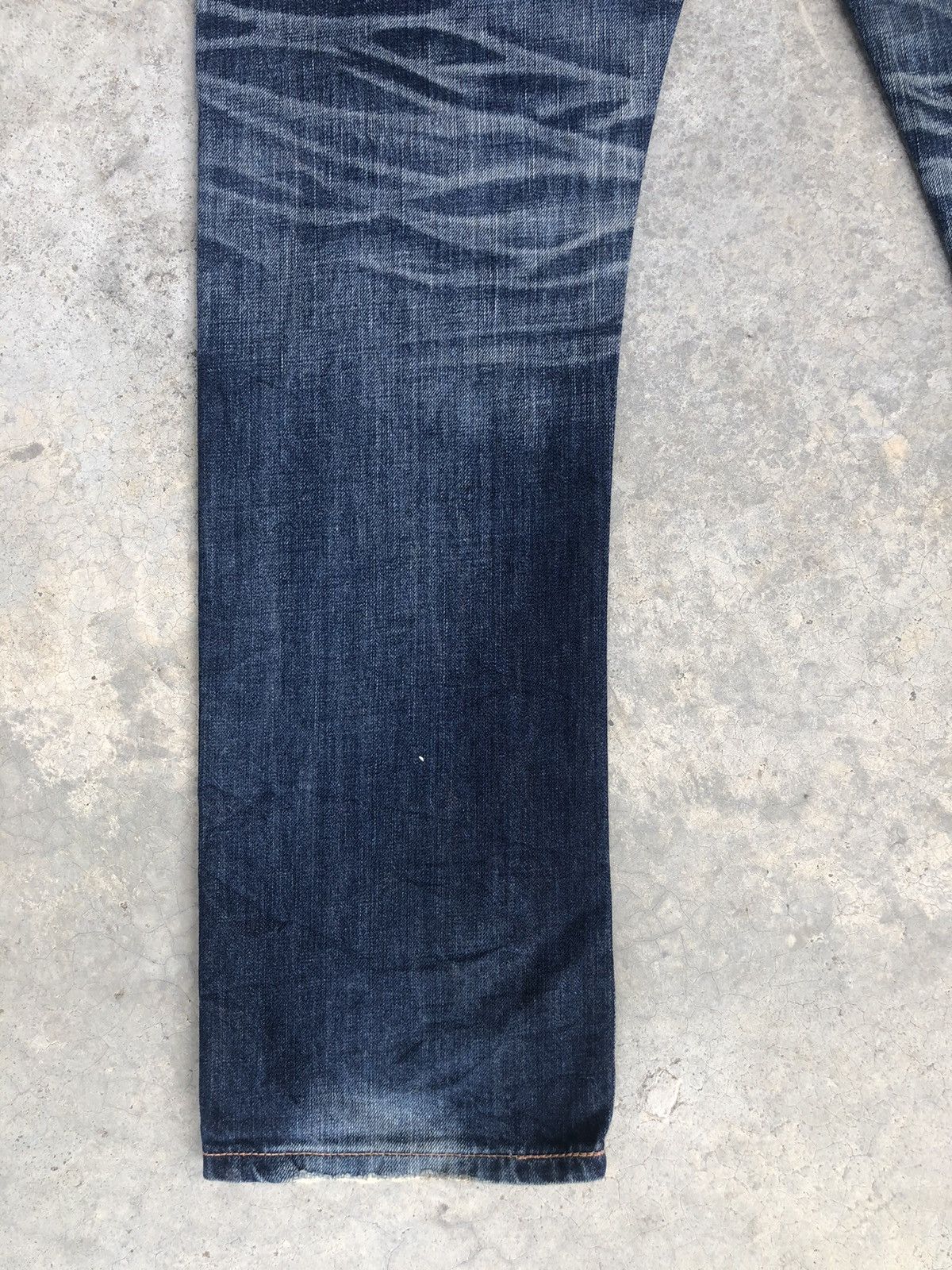 Edwin ESW Big Logo Distressed Jeans Patchwork Painted Size US 32 / EU 48 - 11 Thumbnail