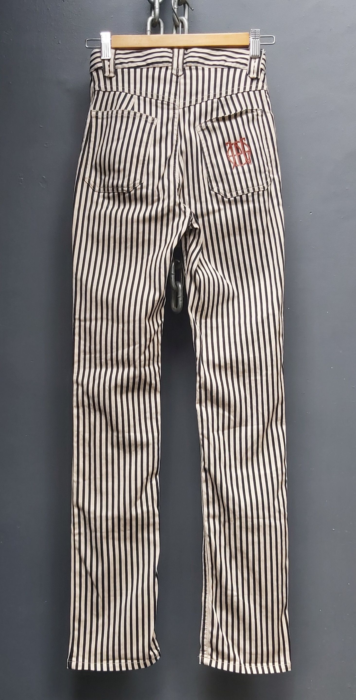 Jean Paul Gaultier Jean Paul Gaultier Iconic Punk Pirate Stripe Pants Size 25" / US 0 / IT 36 - 3 Thumbnail