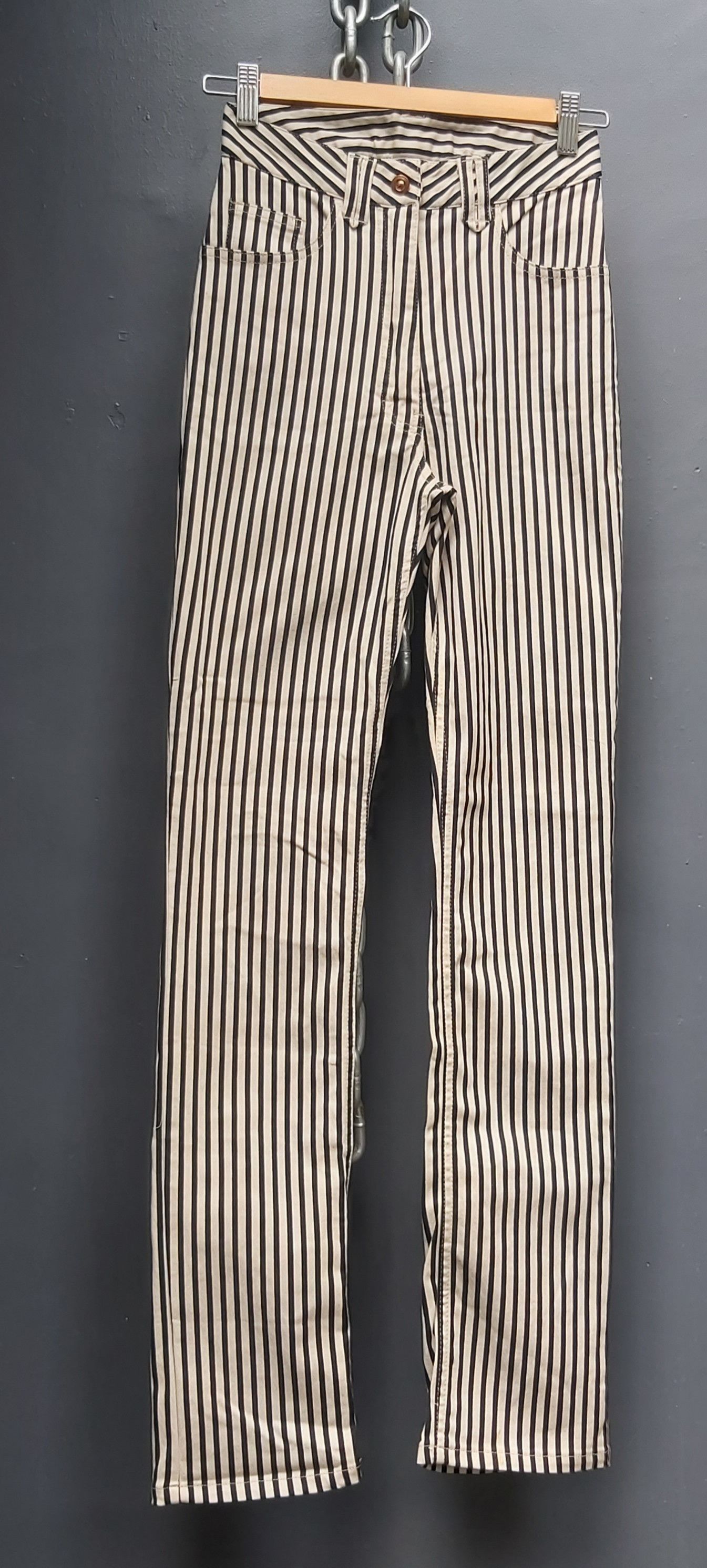 Jean Paul Gaultier Jean Paul Gaultier Iconic Punk Pirate Stripe Pants Size 25" / US 0 / IT 36 - 2 Thumbnail