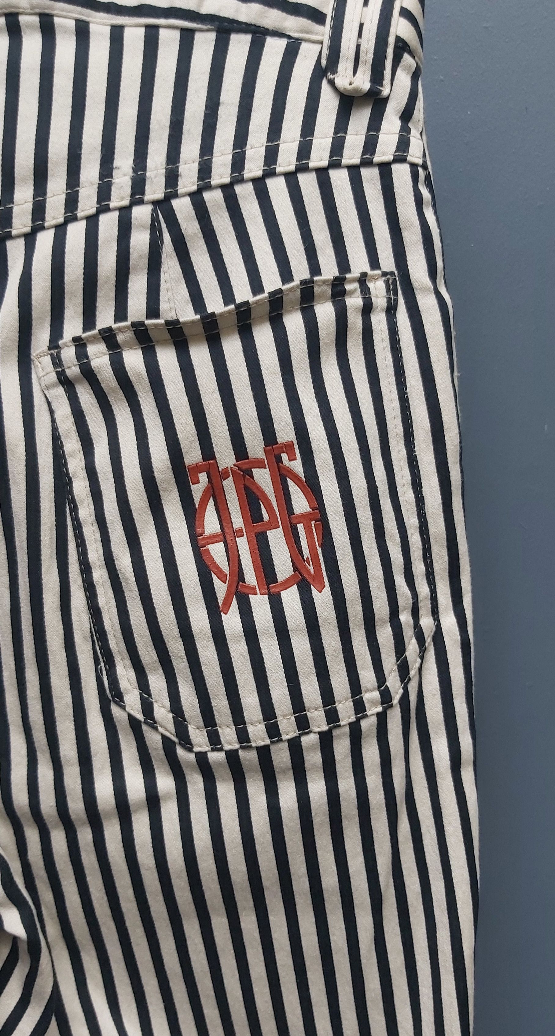 Jean Paul Gaultier Jean Paul Gaultier Iconic Punk Pirate Stripe Pants Size 25" / US 0 / IT 36 - 4 Thumbnail
