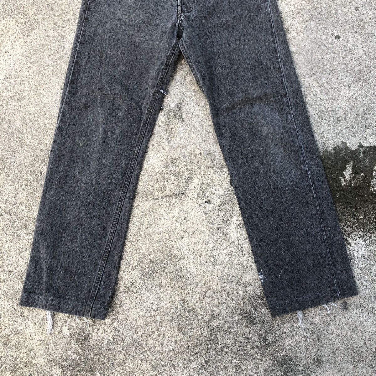 Levi's × Vintage 🔥Rare🔥Vintage Levis 501 Rips Distress Denim Jeans Size US 30 / EU 46 - 3 Thumbnail