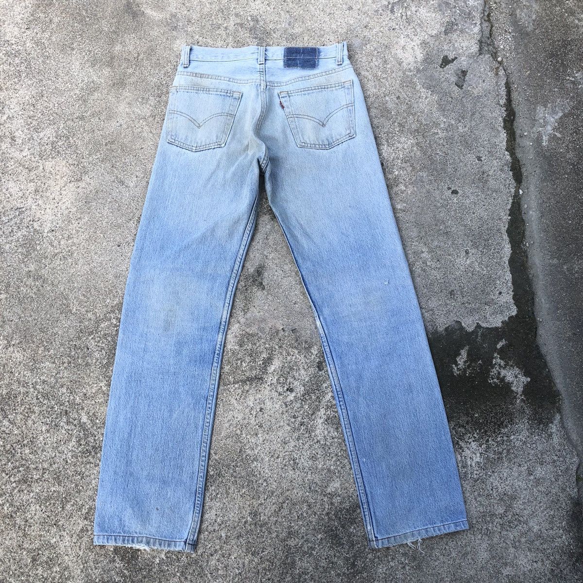 Levi's × Vintage 🔥Rare🔥Levis 501 Stoned Wash Rips Distress Denim Jeans Size US 28 / EU 44 - 4 Thumbnail