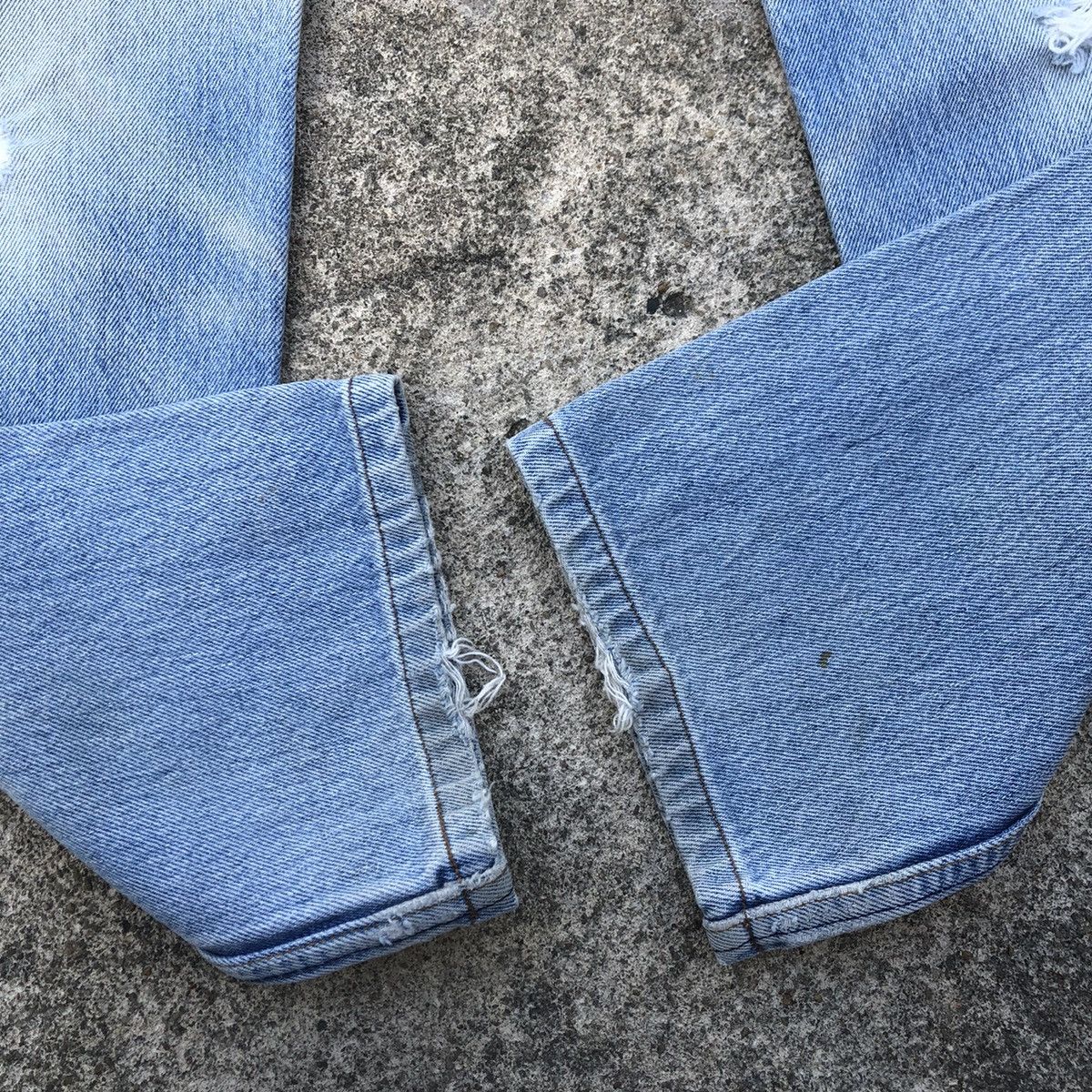 Levi's × Vintage 🔥Rare🔥Levis 501 Stoned Wash Rips Distress Denim Jeans Size US 28 / EU 44 - 7 Thumbnail