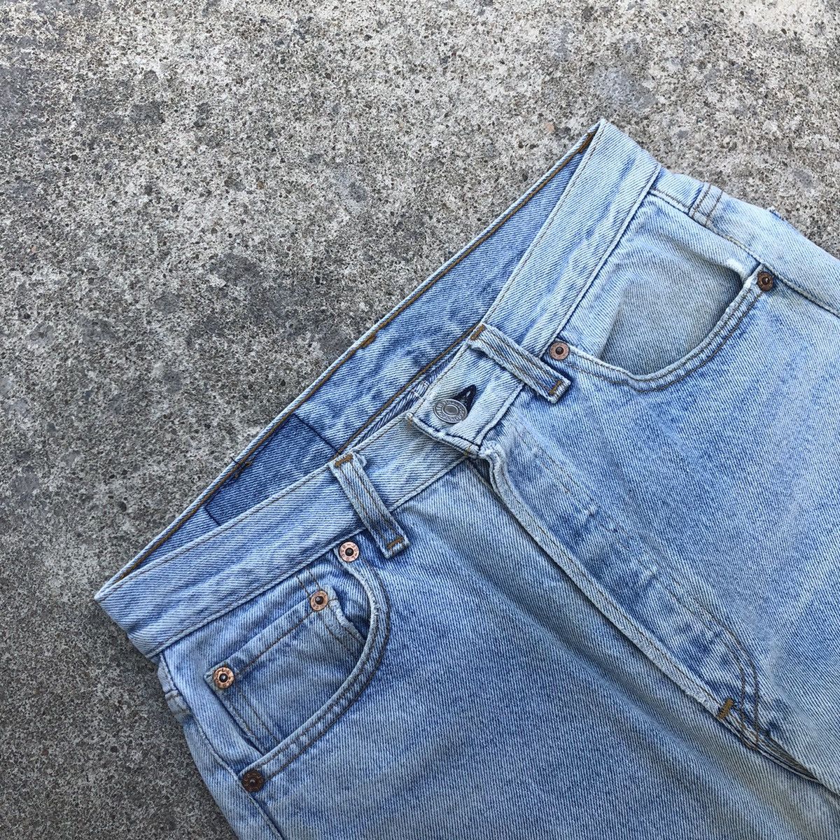 Levi's × Vintage 🔥Rare🔥Levis 501 Stoned Wash Rips Distress Denim Jeans Size US 28 / EU 44 - 16 Thumbnail