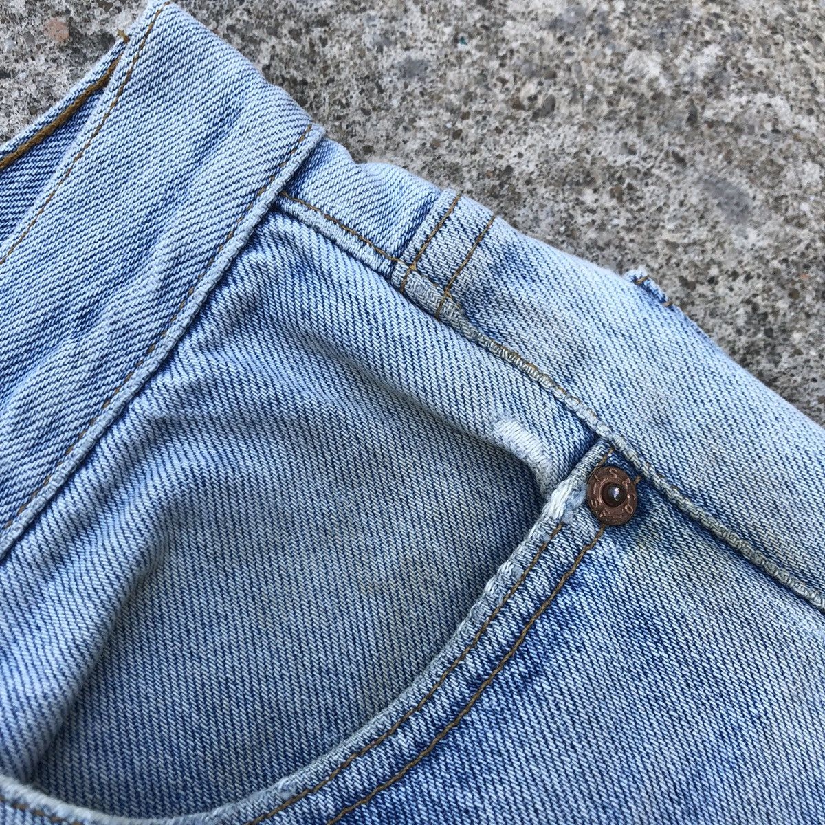 Levi's × Vintage 🔥Rare🔥Levis 501 Stoned Wash Rips Distress Denim Jeans Size US 28 / EU 44 - 11 Thumbnail