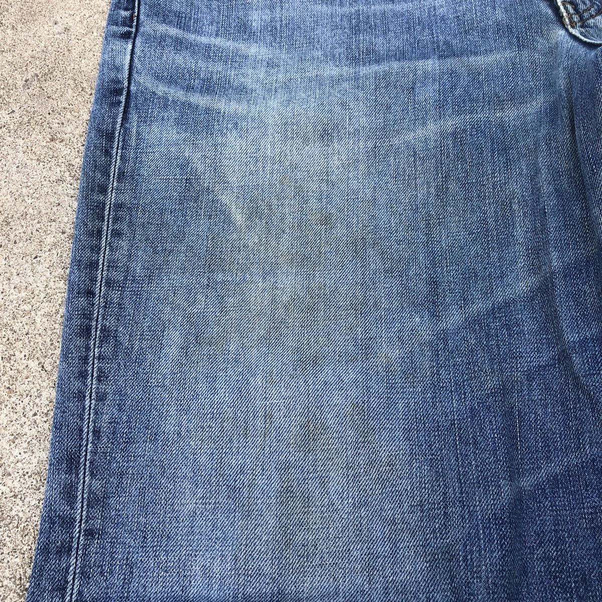 Edwin × Vintage 🔥Rare🔥Edwin 504 Stoned Wash Rips Distress Dirty Denim Jeans Size US 35 - 10 Thumbnail