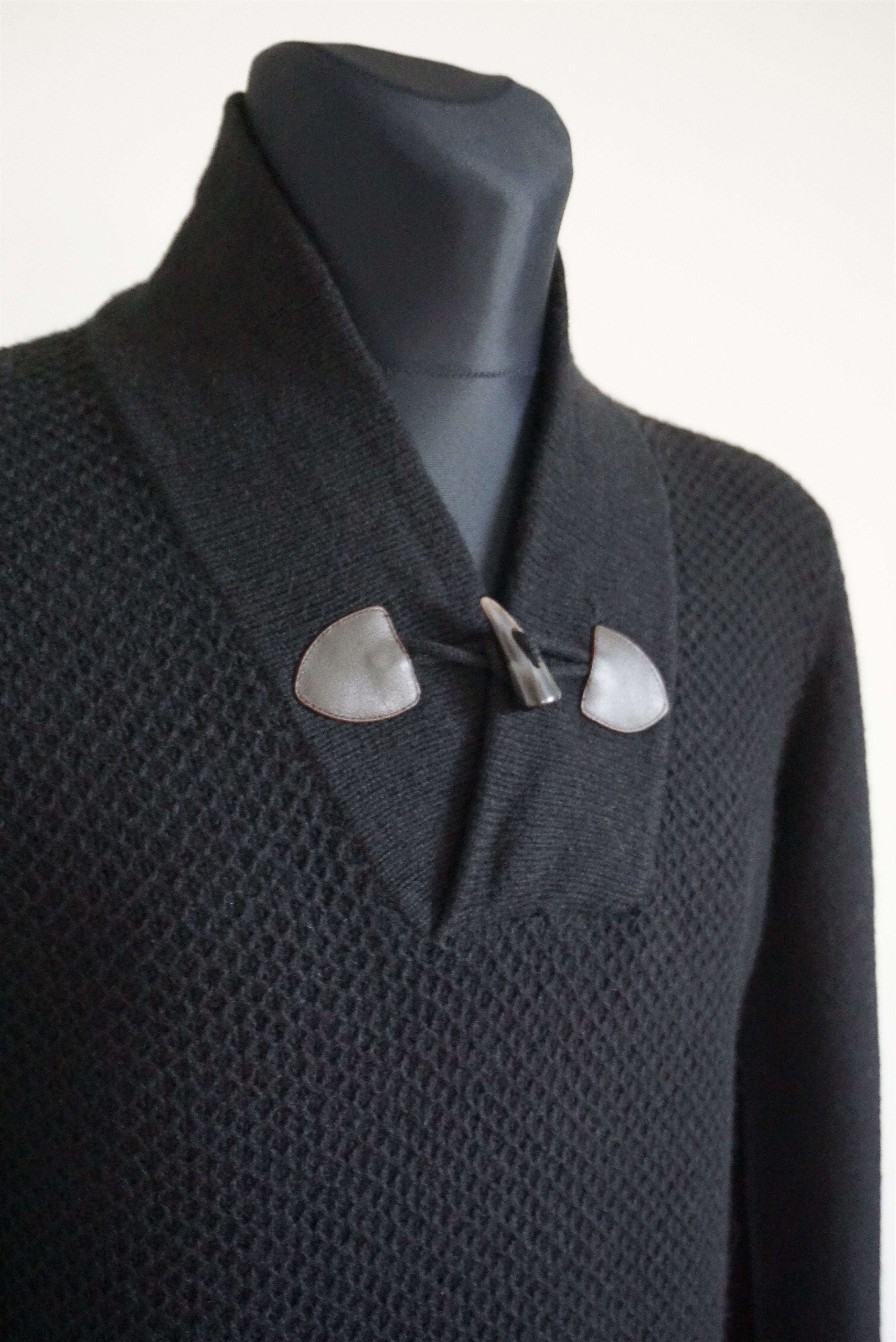 Ben Sherman Ben Sherman black wool jumper pullover casual 3d patterned Size US M / EU 48-50 / 2 - 10 Thumbnail