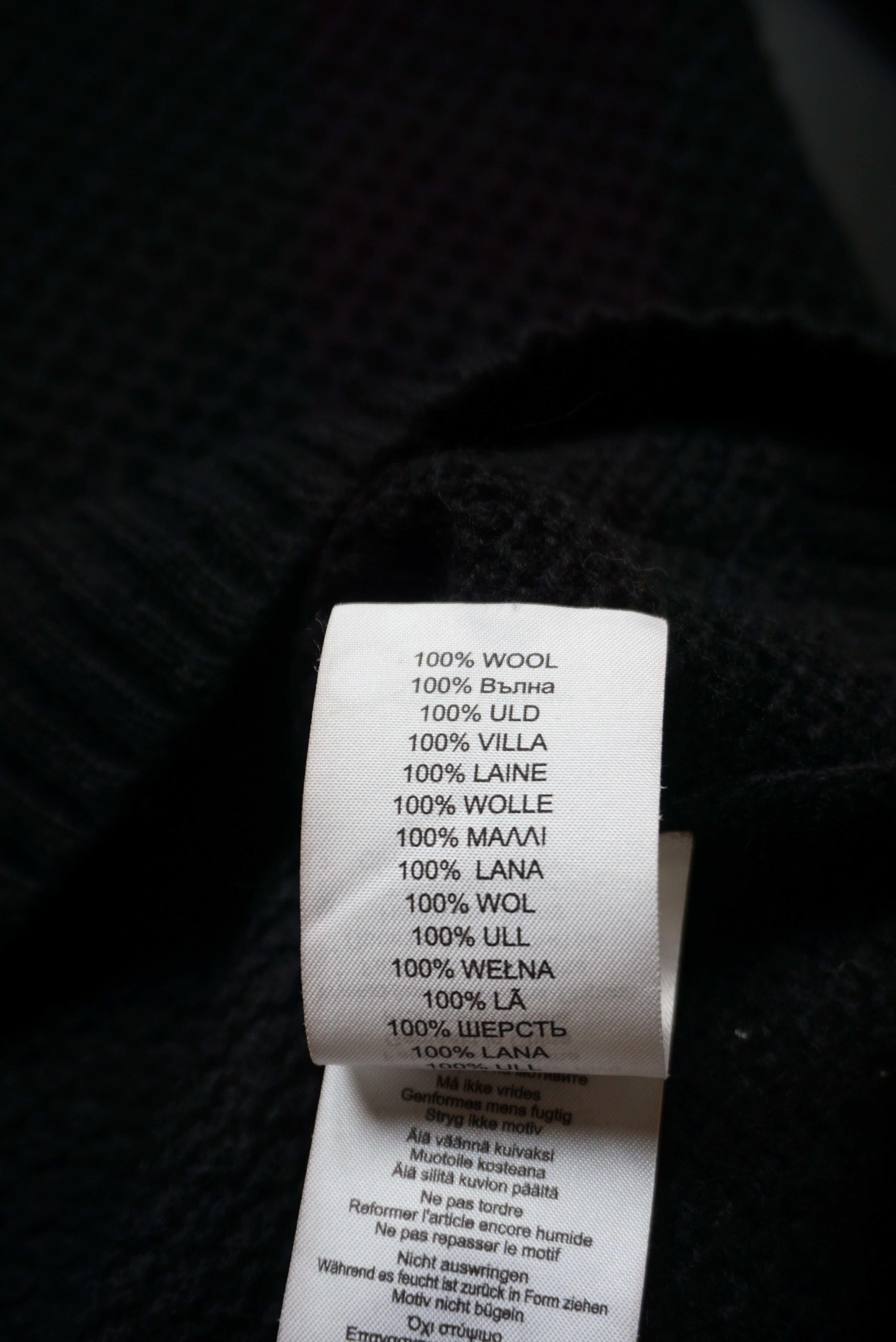 Ben Sherman Ben Sherman black wool jumper pullover casual 3d patterned Size US M / EU 48-50 / 2 - 20 Thumbnail