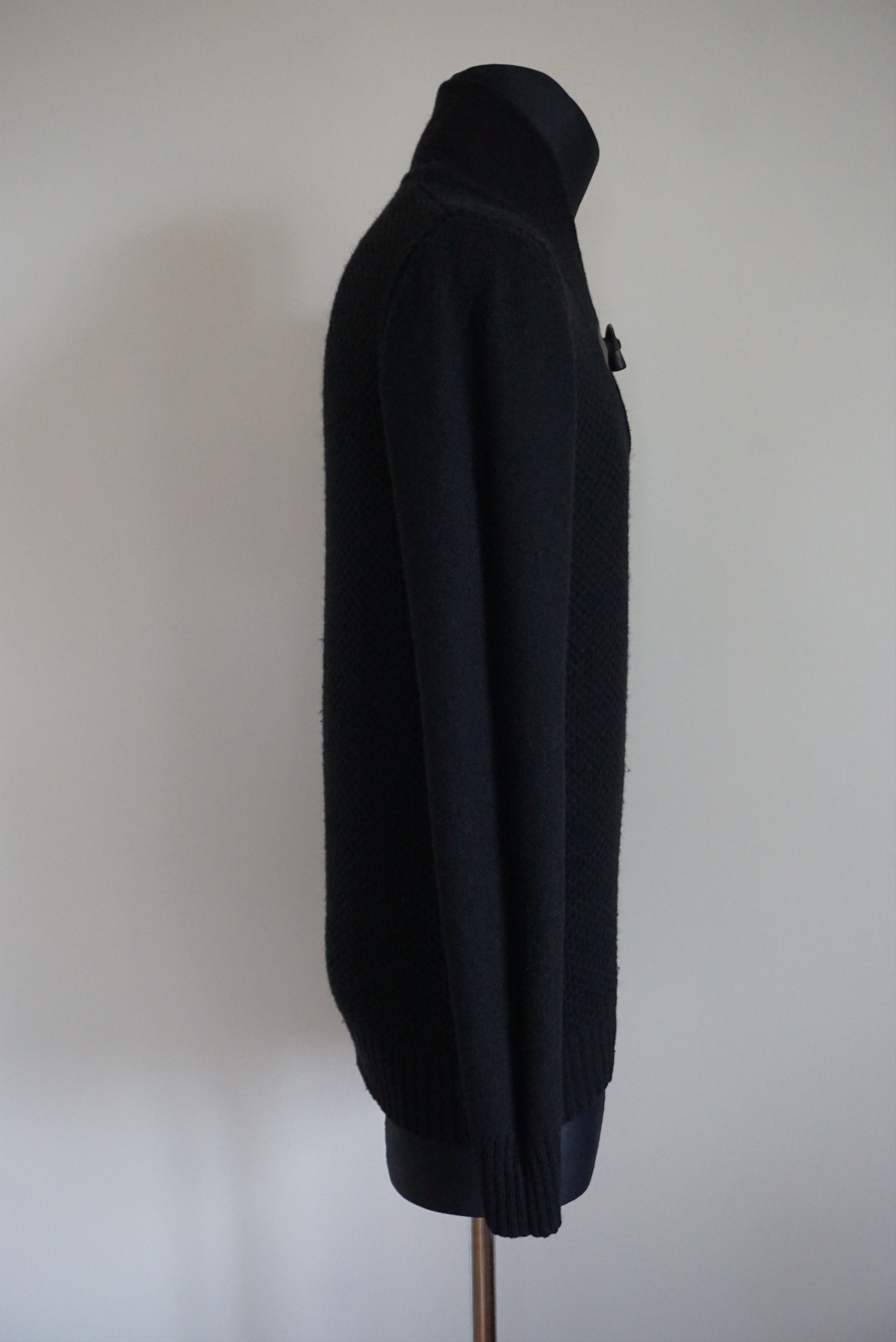Ben Sherman Ben Sherman black wool jumper pullover casual 3d patterned Size US M / EU 48-50 / 2 - 9 Thumbnail