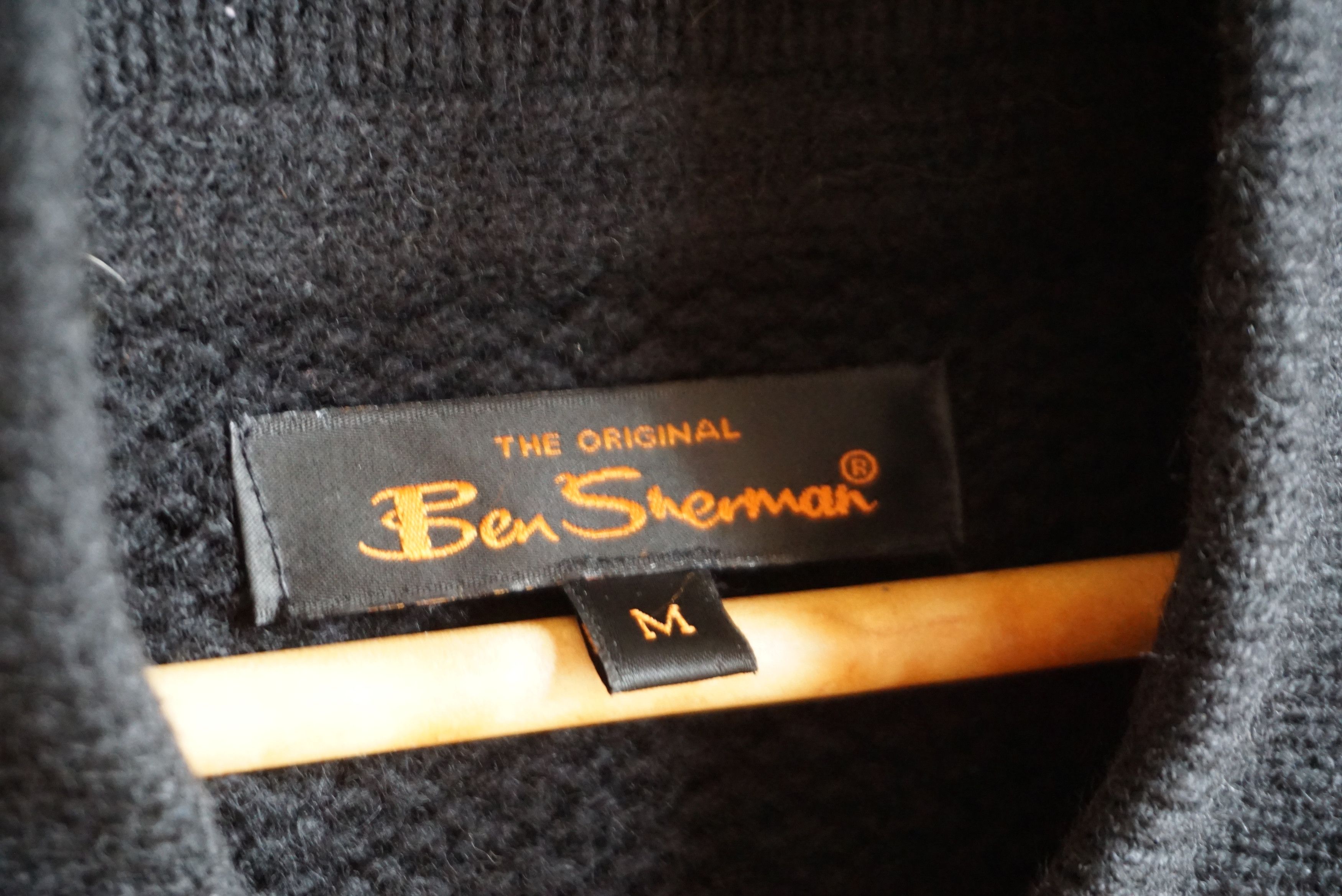 Ben Sherman Ben Sherman black wool jumper pullover casual 3d patterned Size US M / EU 48-50 / 2 - 25 Thumbnail