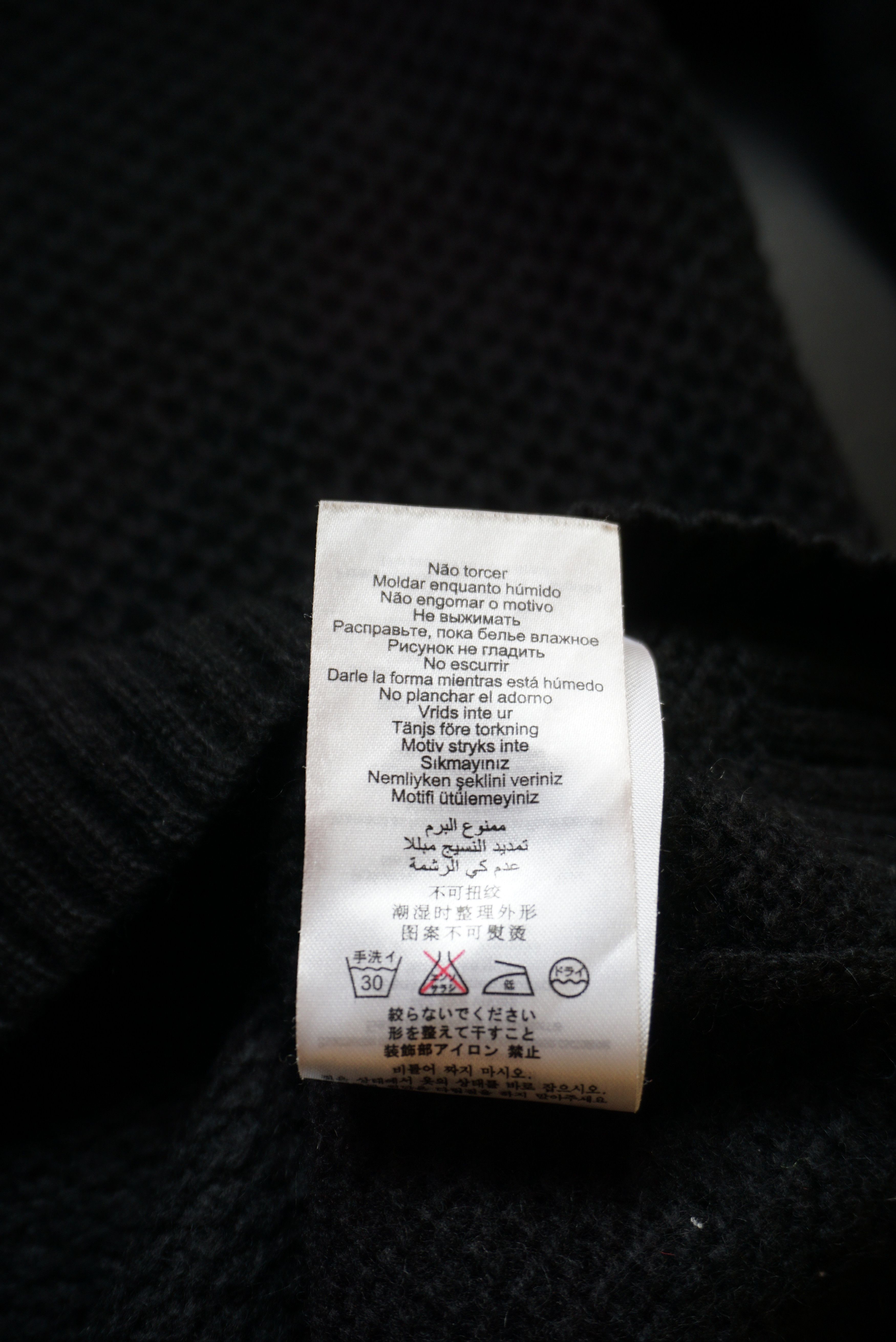 Ben Sherman Ben Sherman black wool jumper pullover casual 3d patterned Size US M / EU 48-50 / 2 - 22 Thumbnail