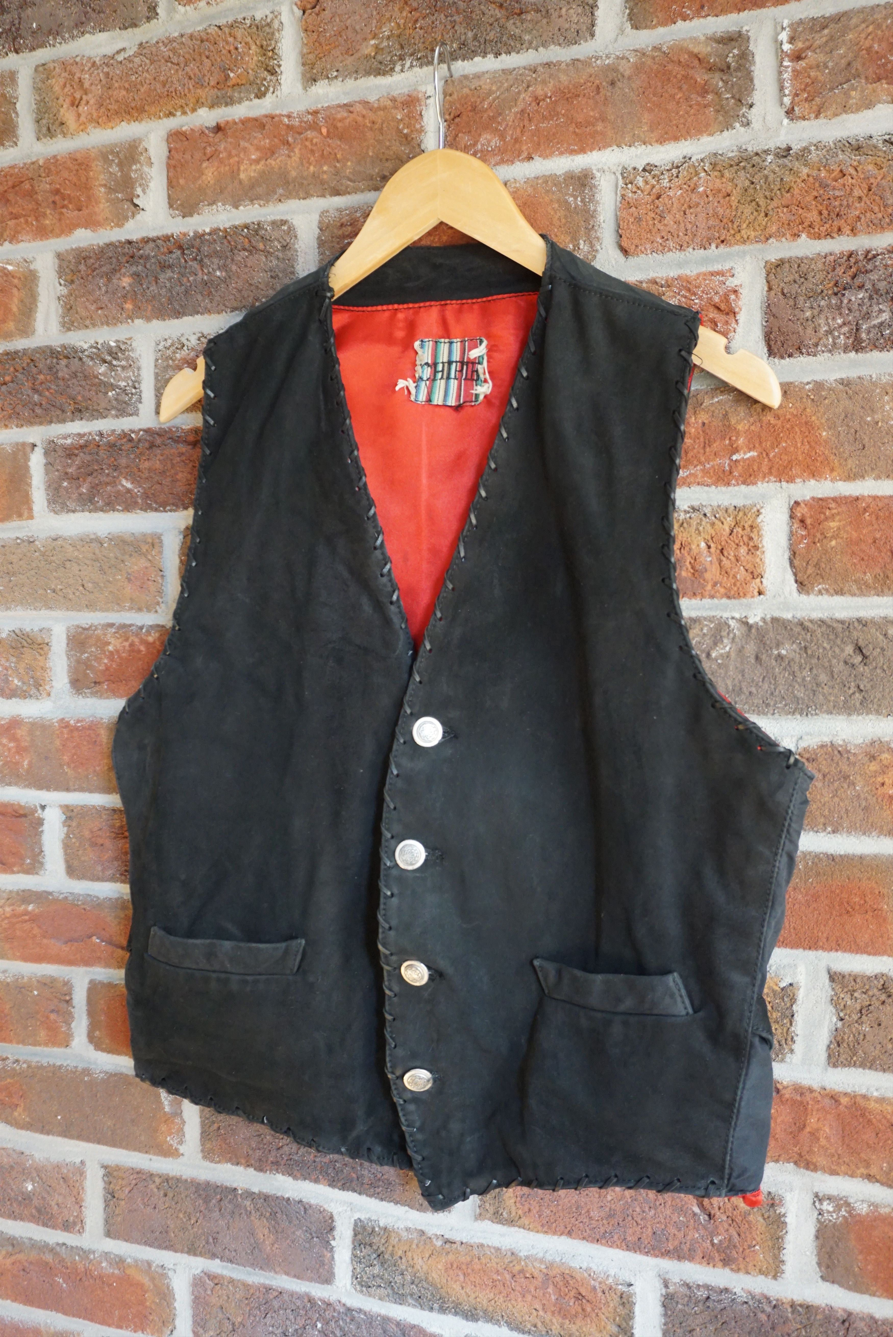 Japanese Brand Vintage leather suede 80s CHIPIE cowboy vest waistcoat Y2k Size US L / EU 52-54 / 3 - 4 Thumbnail