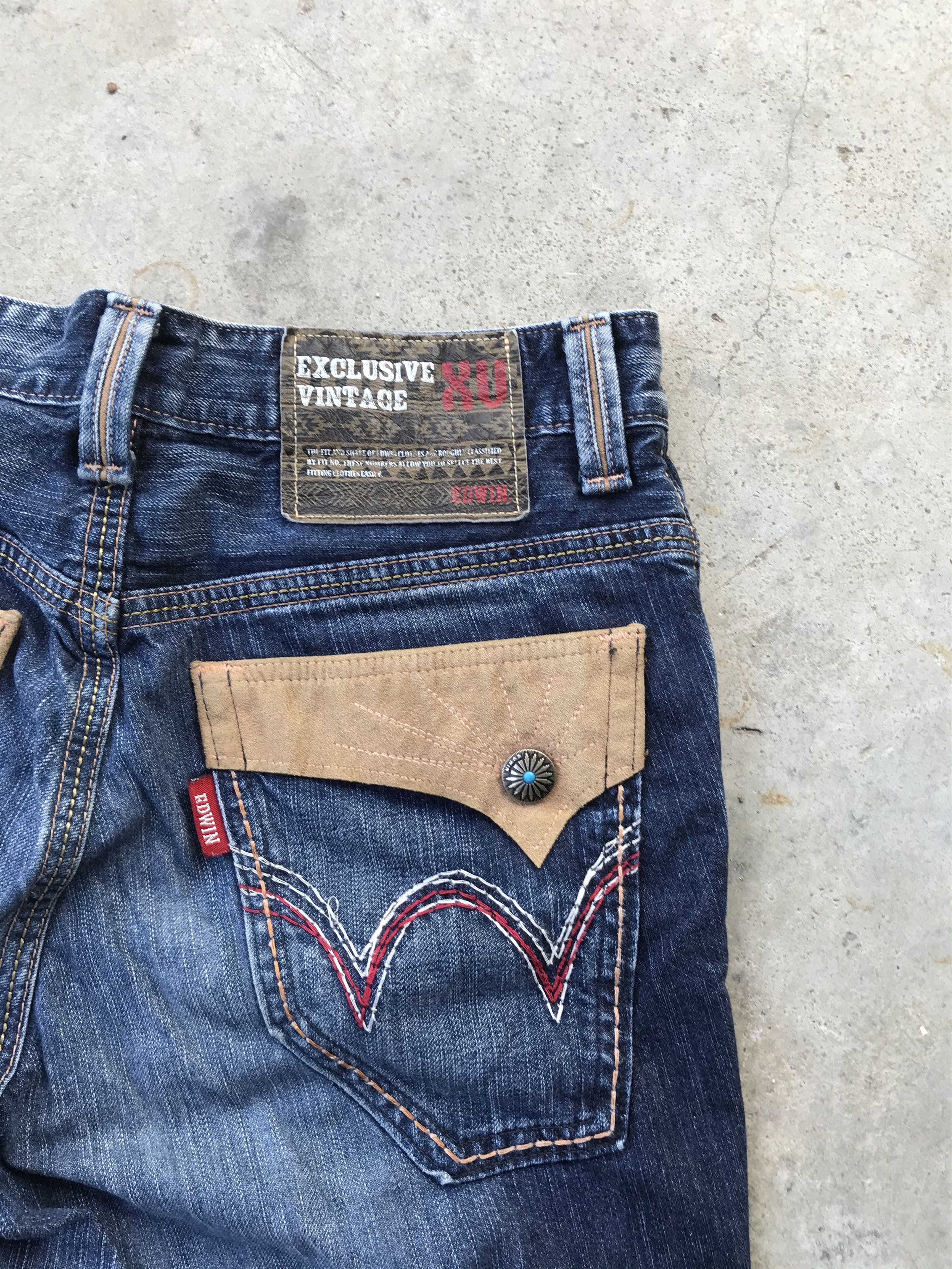 Edwin Edwin blue denim jeans 32x28 Size US 32 / EU 48 - 4 Thumbnail