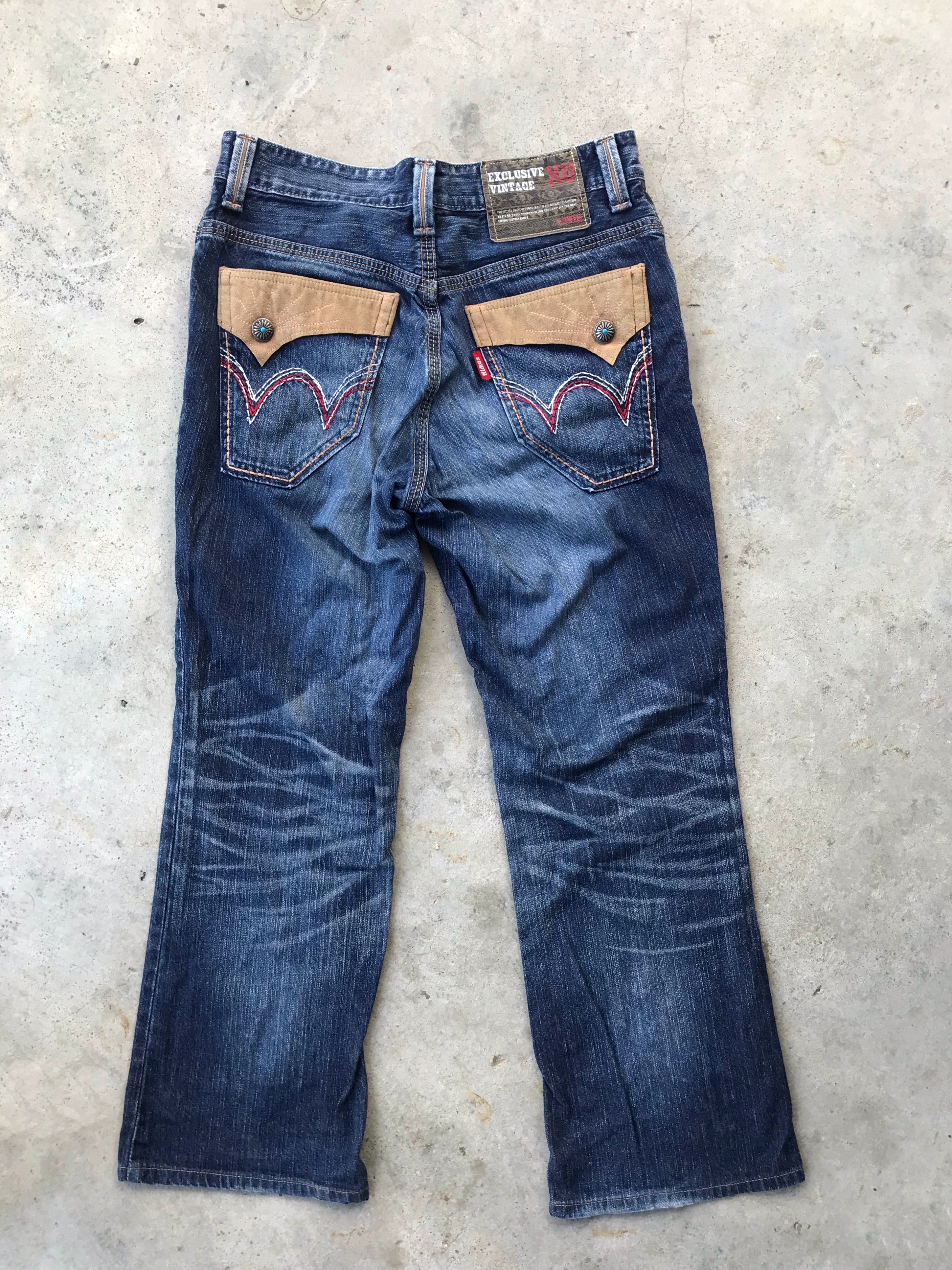 Edwin Edwin blue denim jeans 32x28 Size US 32 / EU 48 - 1 Thumbnail