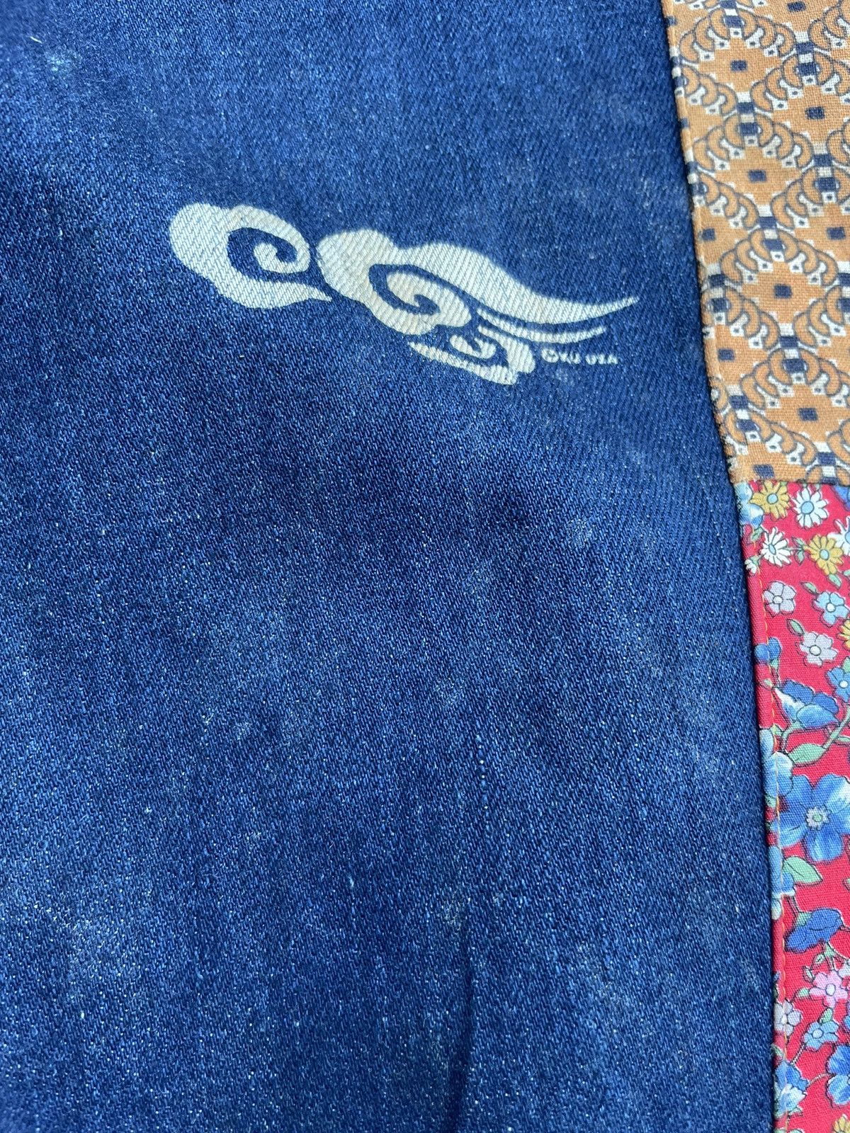 Japanese Brand Ku Usa Flare Denim Size 32" / US 10 / IT 46 - 21 Thumbnail