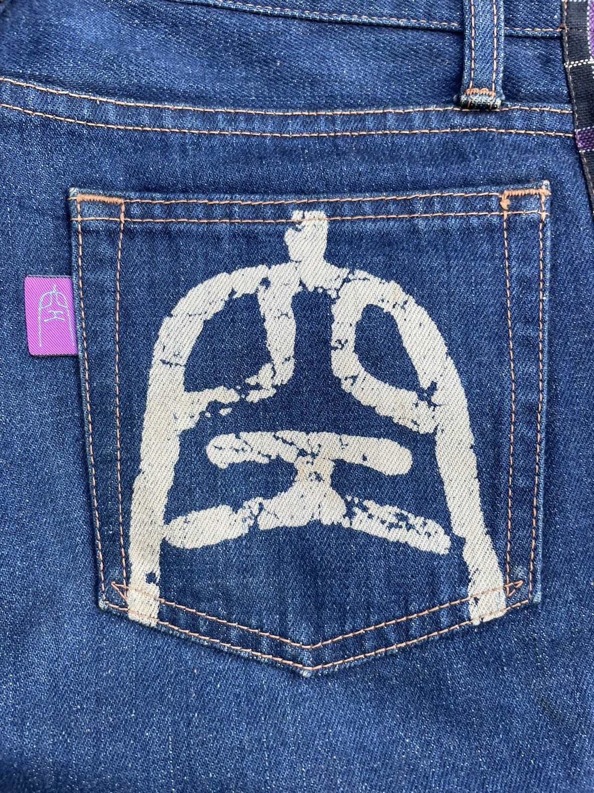 Japanese Brand Ku Usa Flare Denim Size 32" / US 10 / IT 46 - 11 Thumbnail