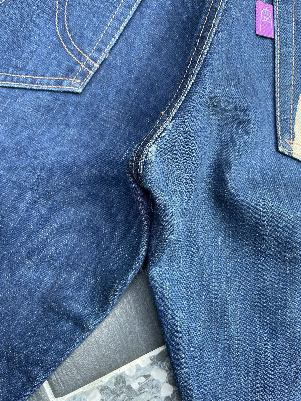 Japanese Brand Ku Usa Flare Denim Size 32" / US 10 / IT 46 - 12 Thumbnail