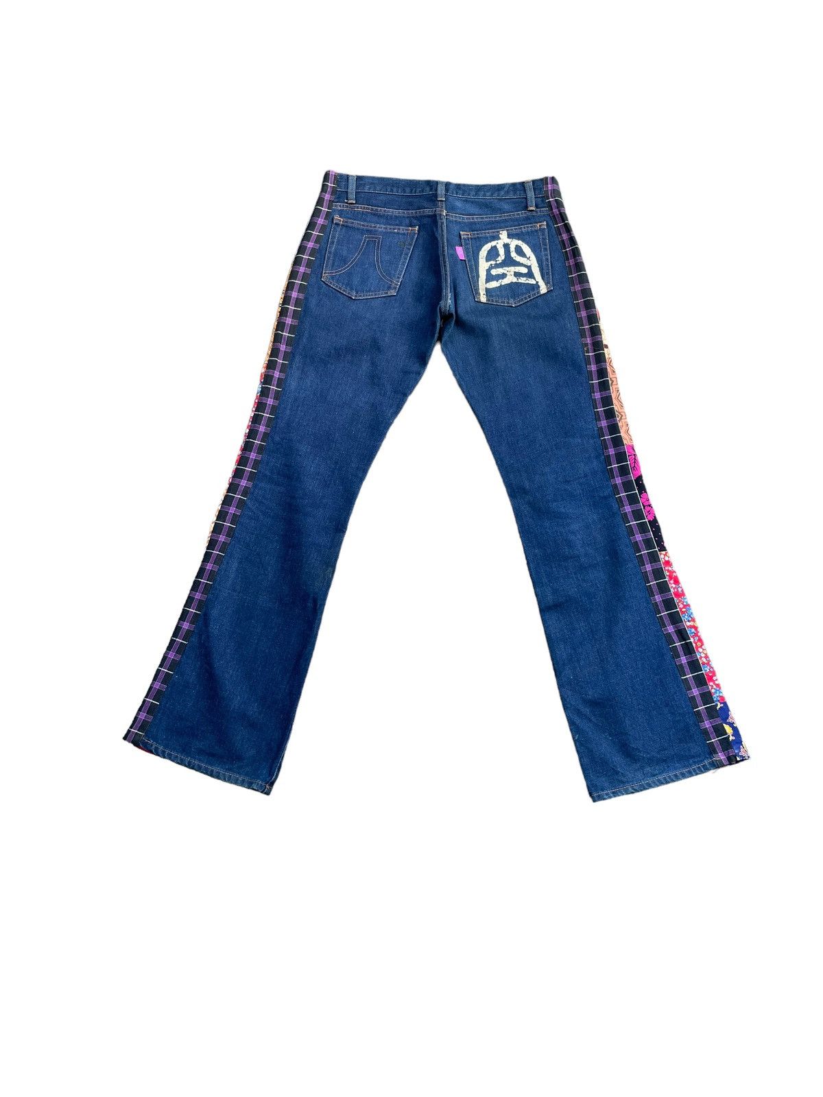 Japanese Brand Ku Usa Flare Denim Size 32" / US 10 / IT 46 - 5 Thumbnail