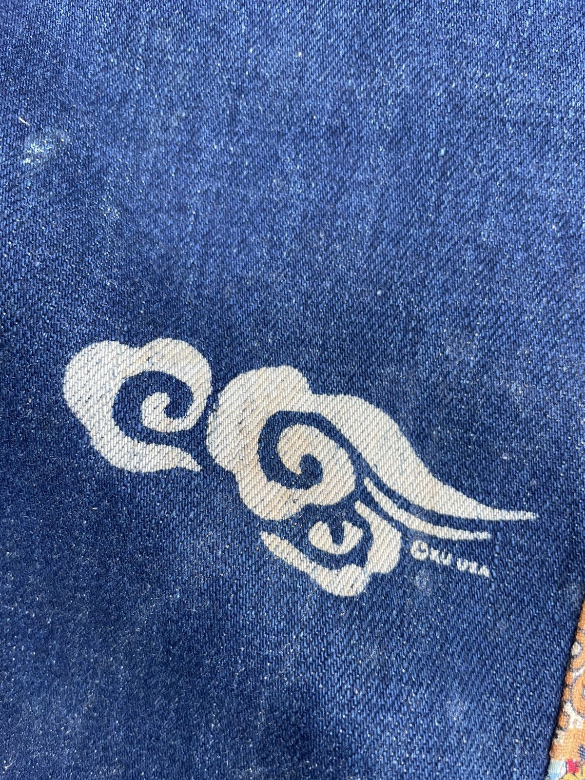 Japanese Brand Ku Usa Flare Denim Size 32" / US 10 / IT 46 - 20 Thumbnail