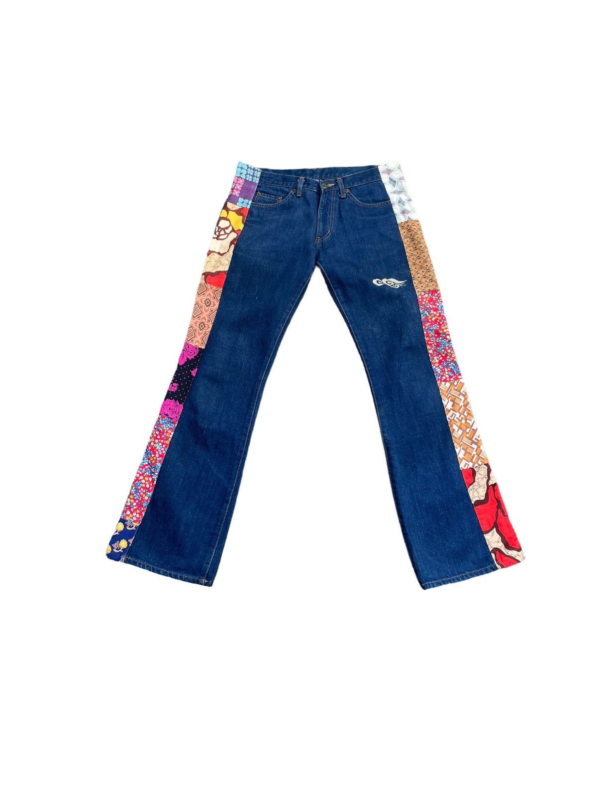 Japanese Brand Ku Usa Flare Denim Size 32" / US 10 / IT 46 - 1 Thumbnail