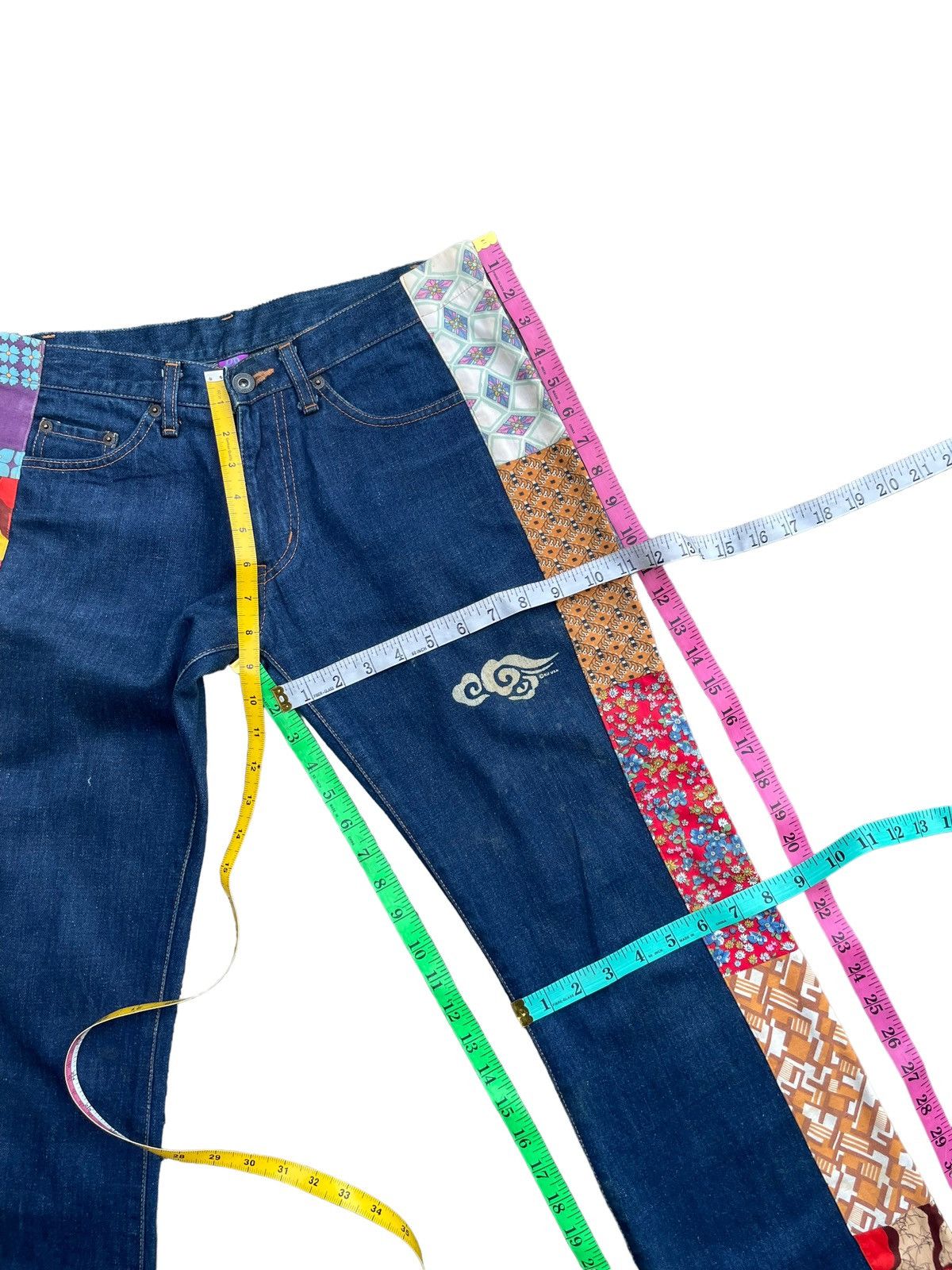 Japanese Brand Ku Usa Flare Denim Size 32" / US 10 / IT 46 - 25 Thumbnail