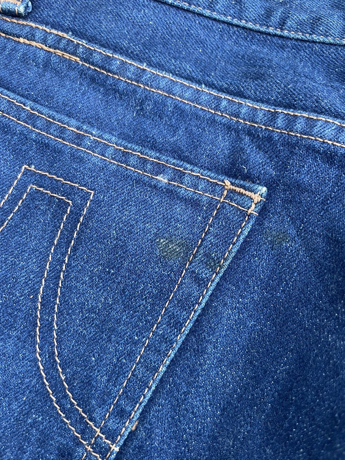 Japanese Brand Ku Usa Flare Denim Size 32" / US 10 / IT 46 - 13 Thumbnail