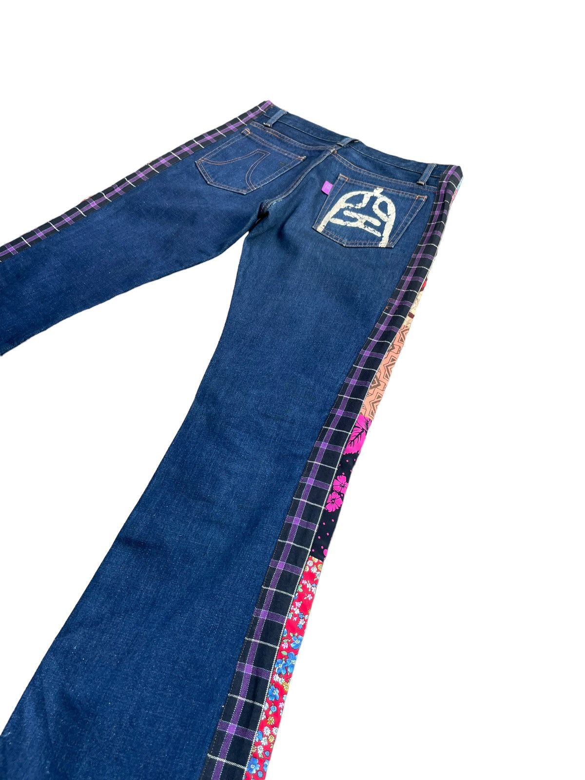 Japanese Brand Ku Usa Flare Denim Size 32" / US 10 / IT 46 - 6 Thumbnail