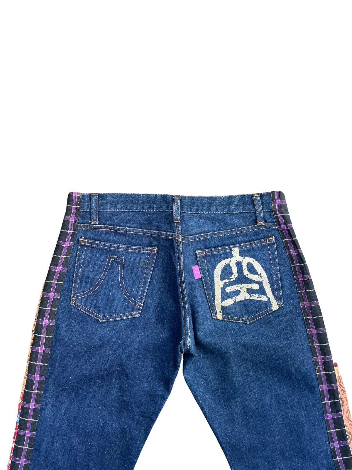 Japanese Brand Ku Usa Flare Denim Size 32" / US 10 / IT 46 - 7 Thumbnail