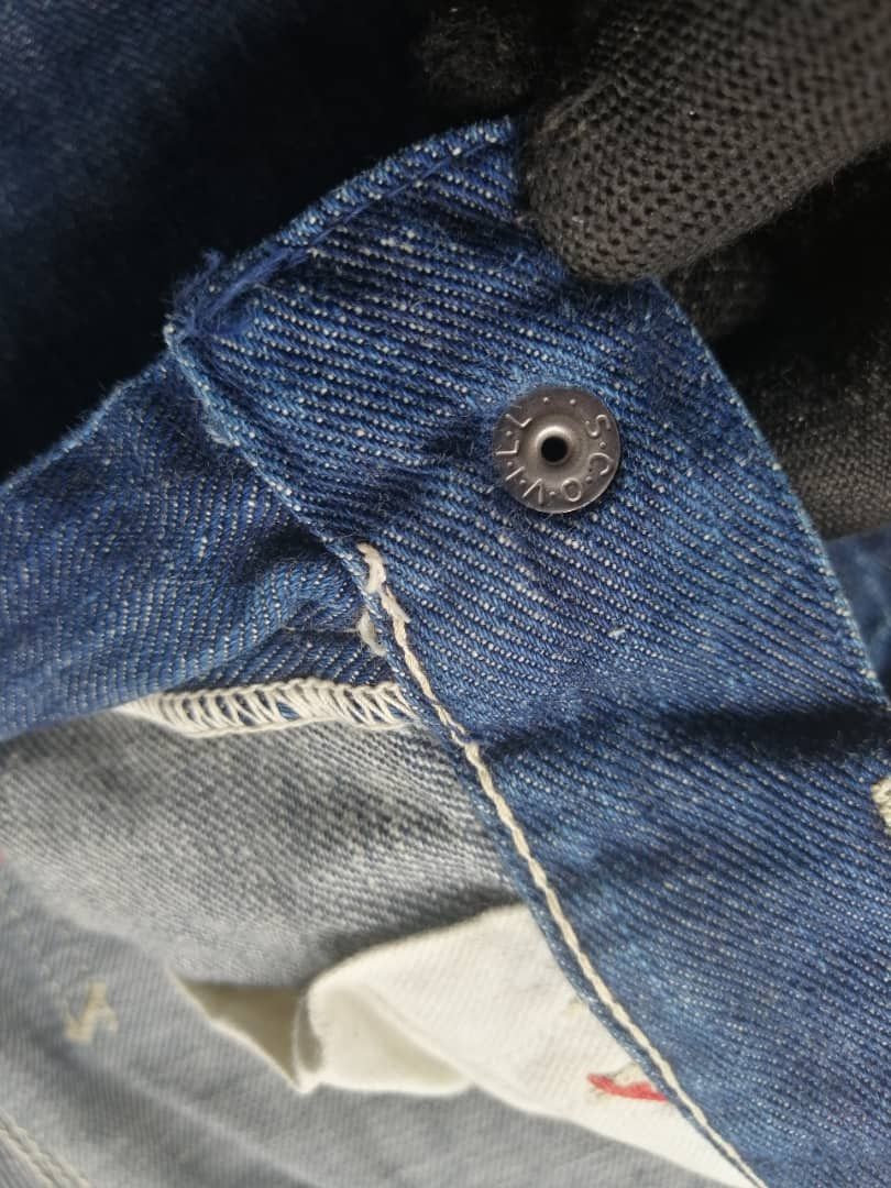 45rpm × Indigo × Japanese Brand Vintage Indigo Blue Cafe 45rpm Baggy Pants Size US 30 / EU 46 - 6 Thumbnail