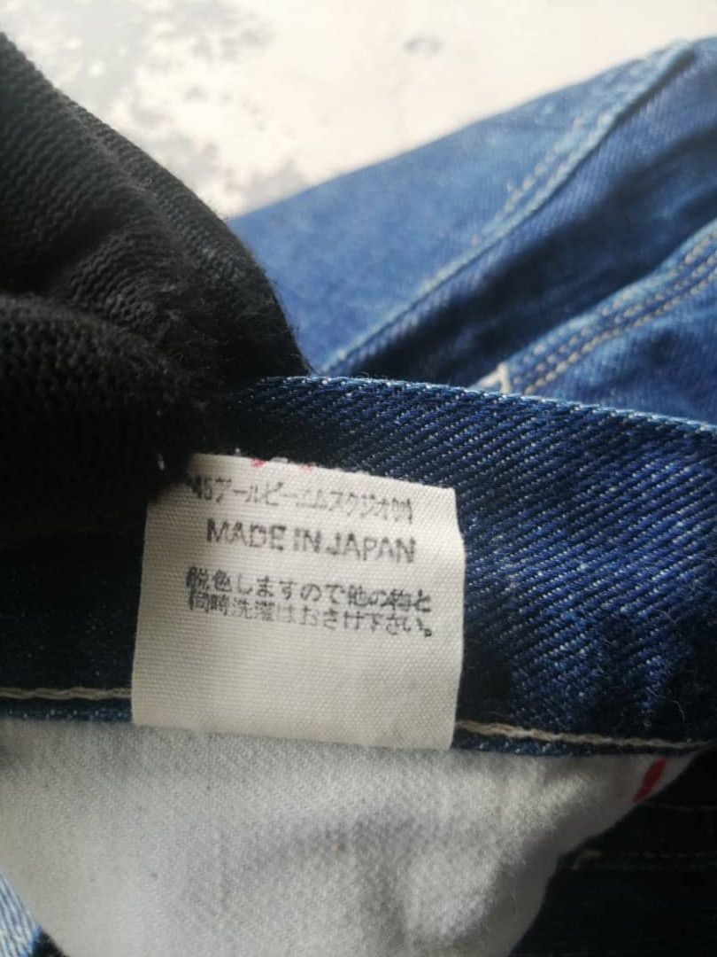 45rpm × Indigo × Japanese Brand Vintage Indigo Blue Cafe 45rpm Baggy Pants Size US 30 / EU 46 - 8 Thumbnail
