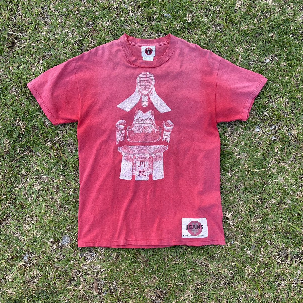 Japanese Brand Thrashed Faded Vintage Y2K Jeans Every Garment ERD GRAIL TEE Size US M / EU 48-50 / 2 - 5 Thumbnail