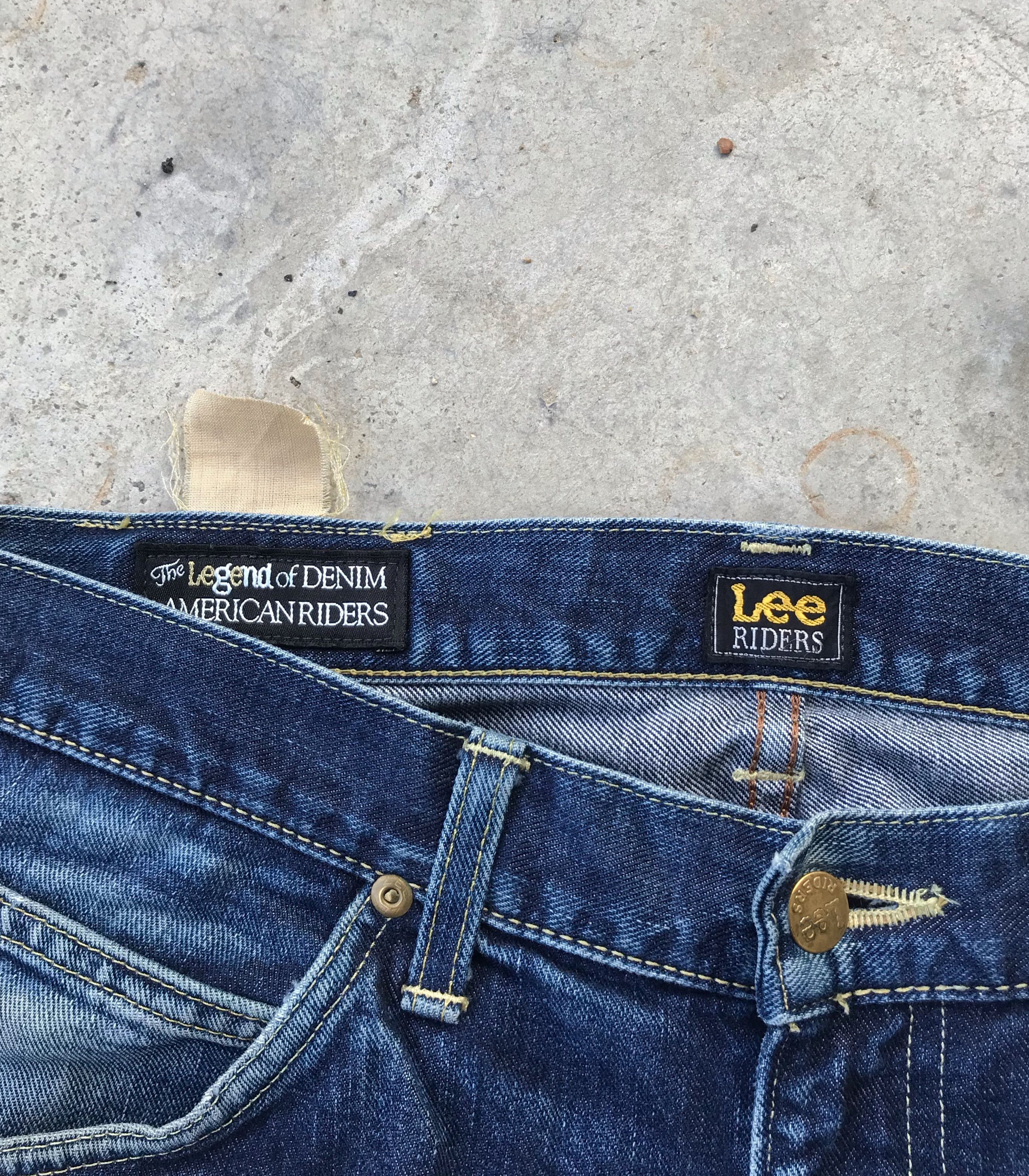 Lee Lee blue denim jeans 32x31 Size US 32 / EU 48 - 2 Thumbnail