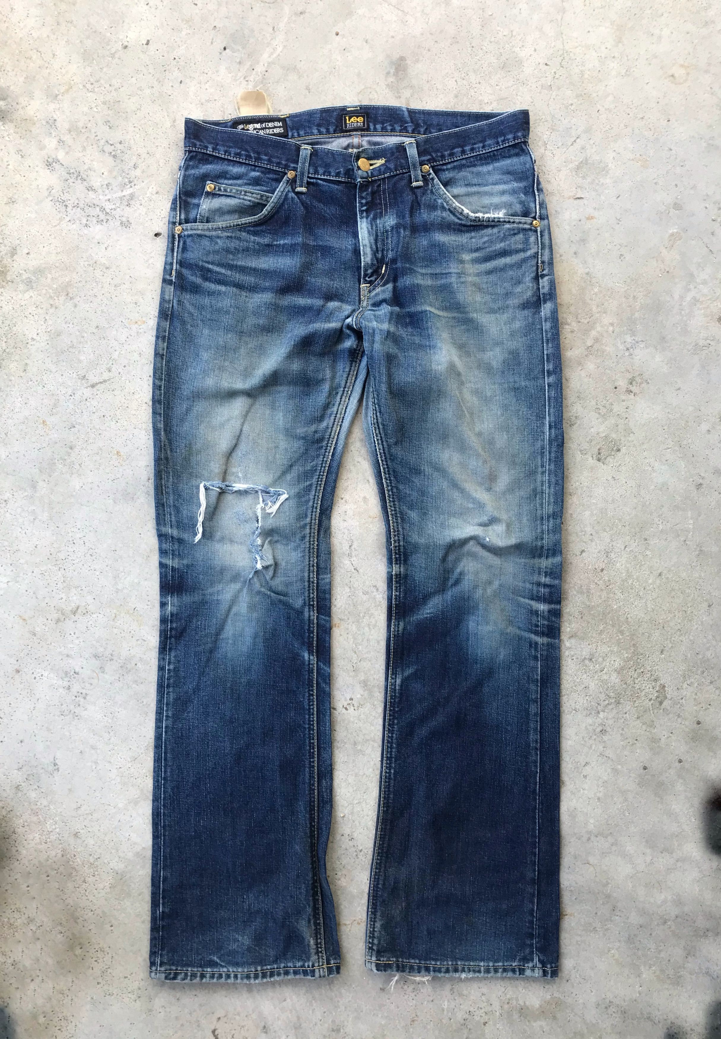 Lee Lee blue denim jeans 32x31 Size US 32 / EU 48 - 1 Thumbnail