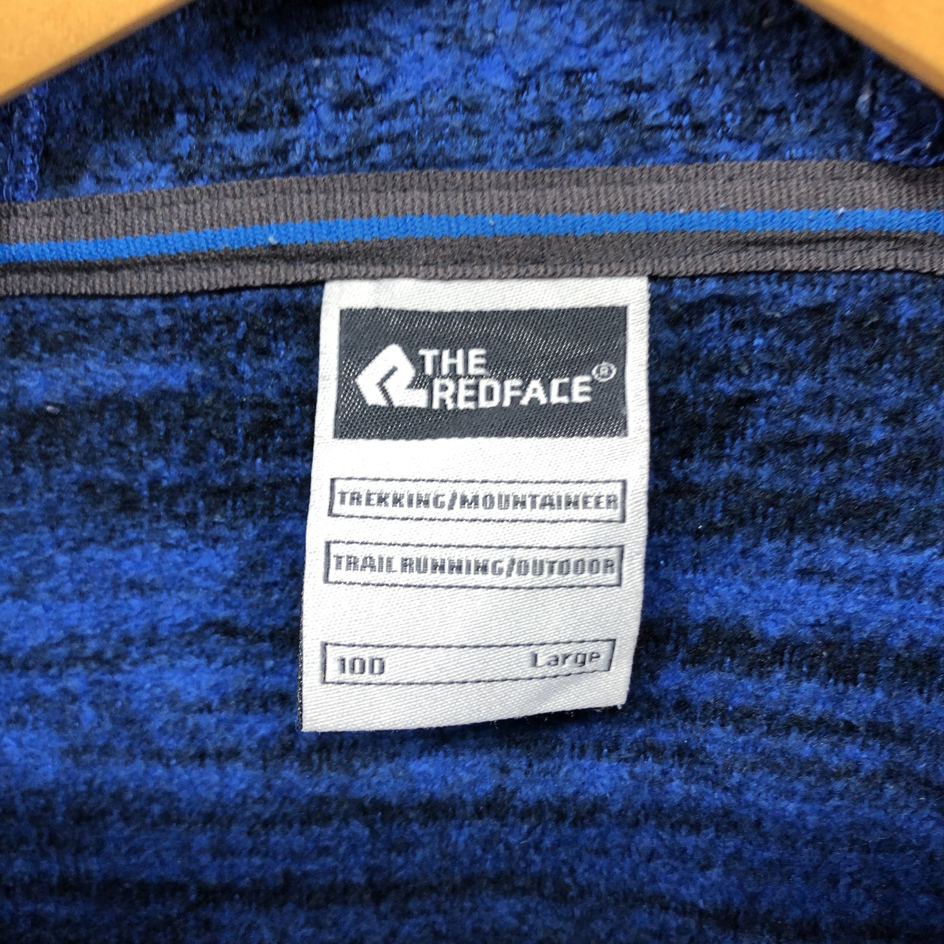 Japanese Brand THE RED FACE Outdoor Trekking Hoodie Fleece #0490/U Size US M / EU 48-50 / 2 - 6 Thumbnail