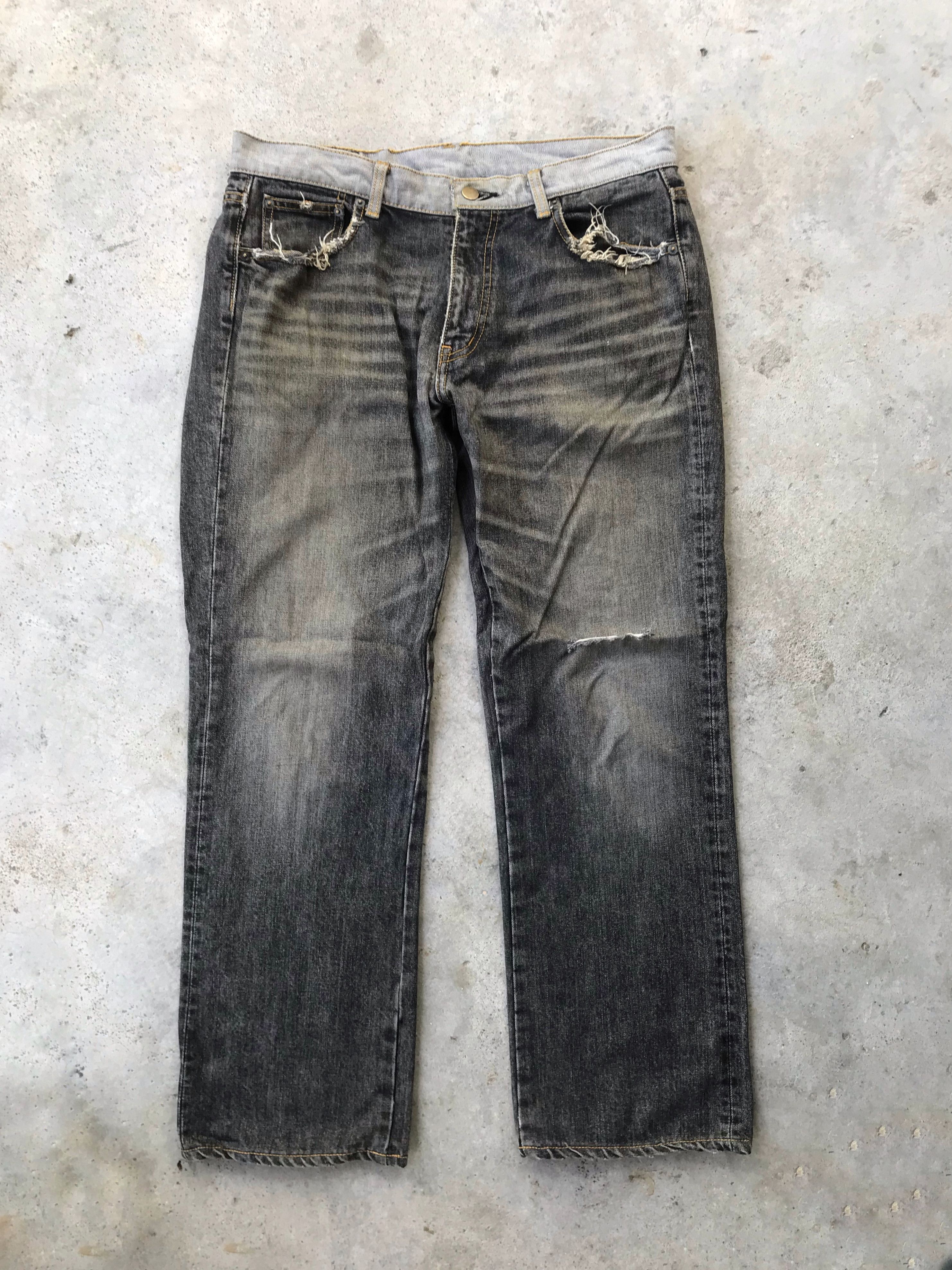 Japanese Brand Men Melrose light wash denim jeans 32x28 Size US 32 / EU 48 - 1 Thumbnail