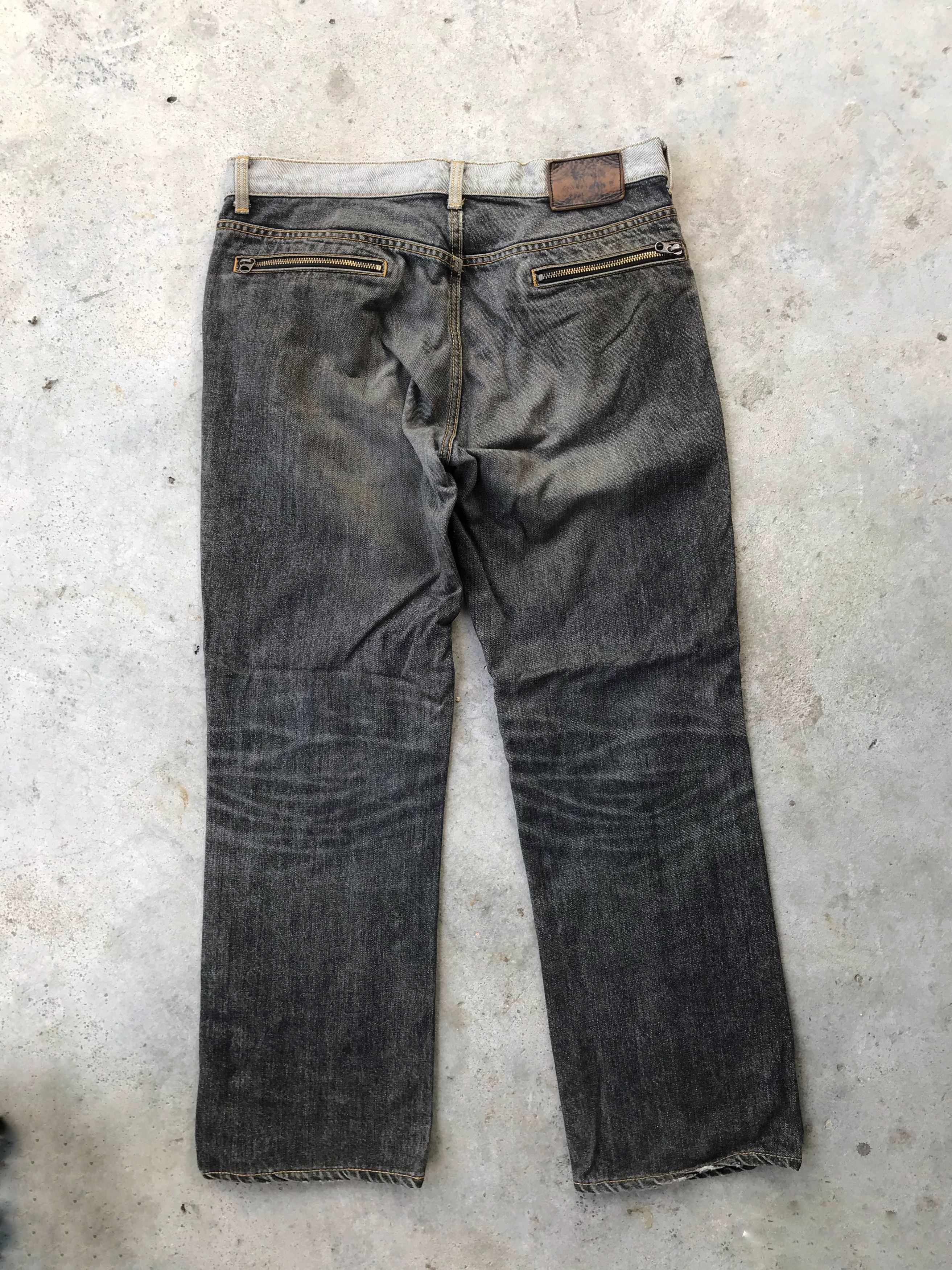 Japanese Brand Men Melrose light wash denim jeans 32x28 Size US 32 / EU 48 - 4 Thumbnail