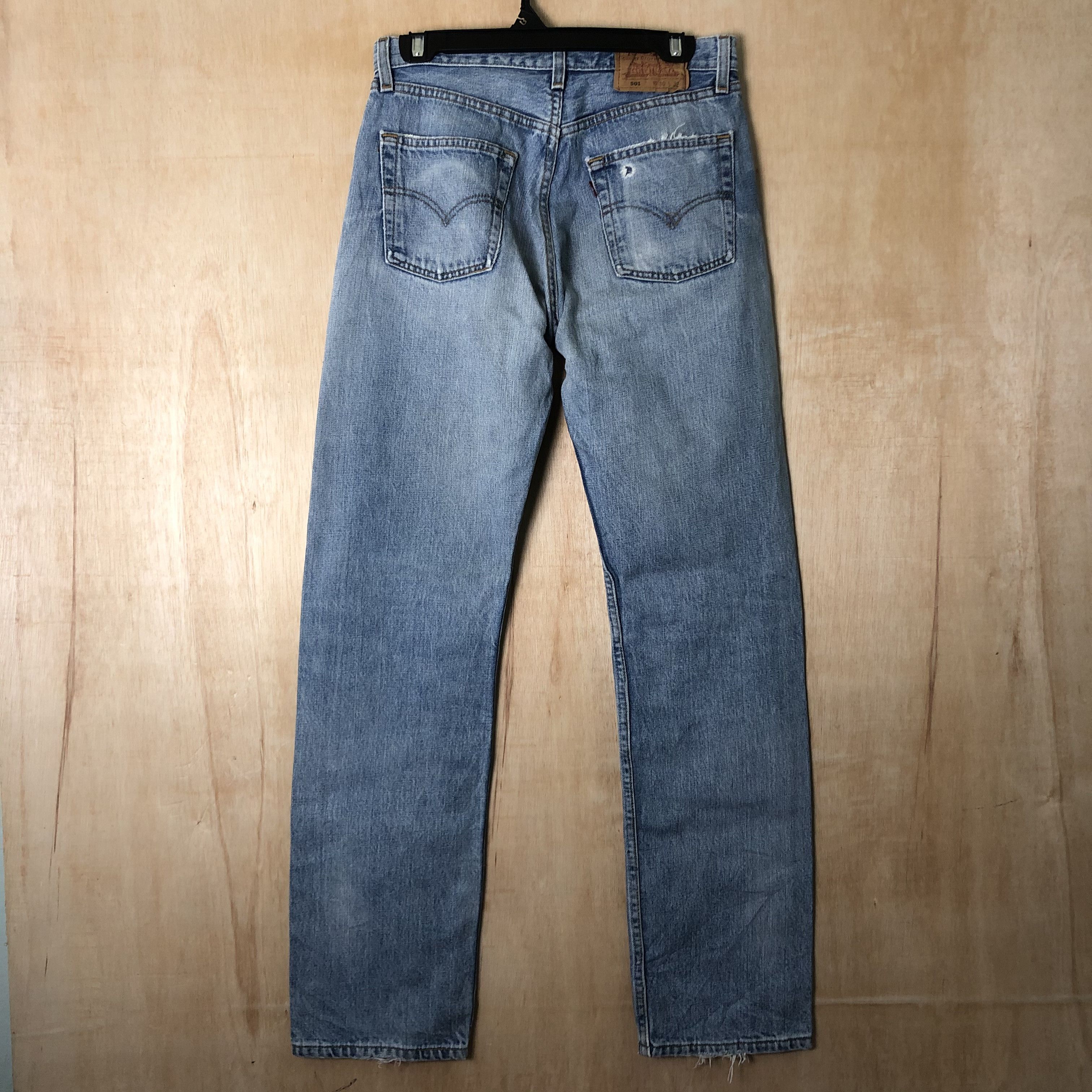 Levi's DLL 501 Levi’s japan Distressed Blue Denim #c002 Size US 29 - 7 Thumbnail