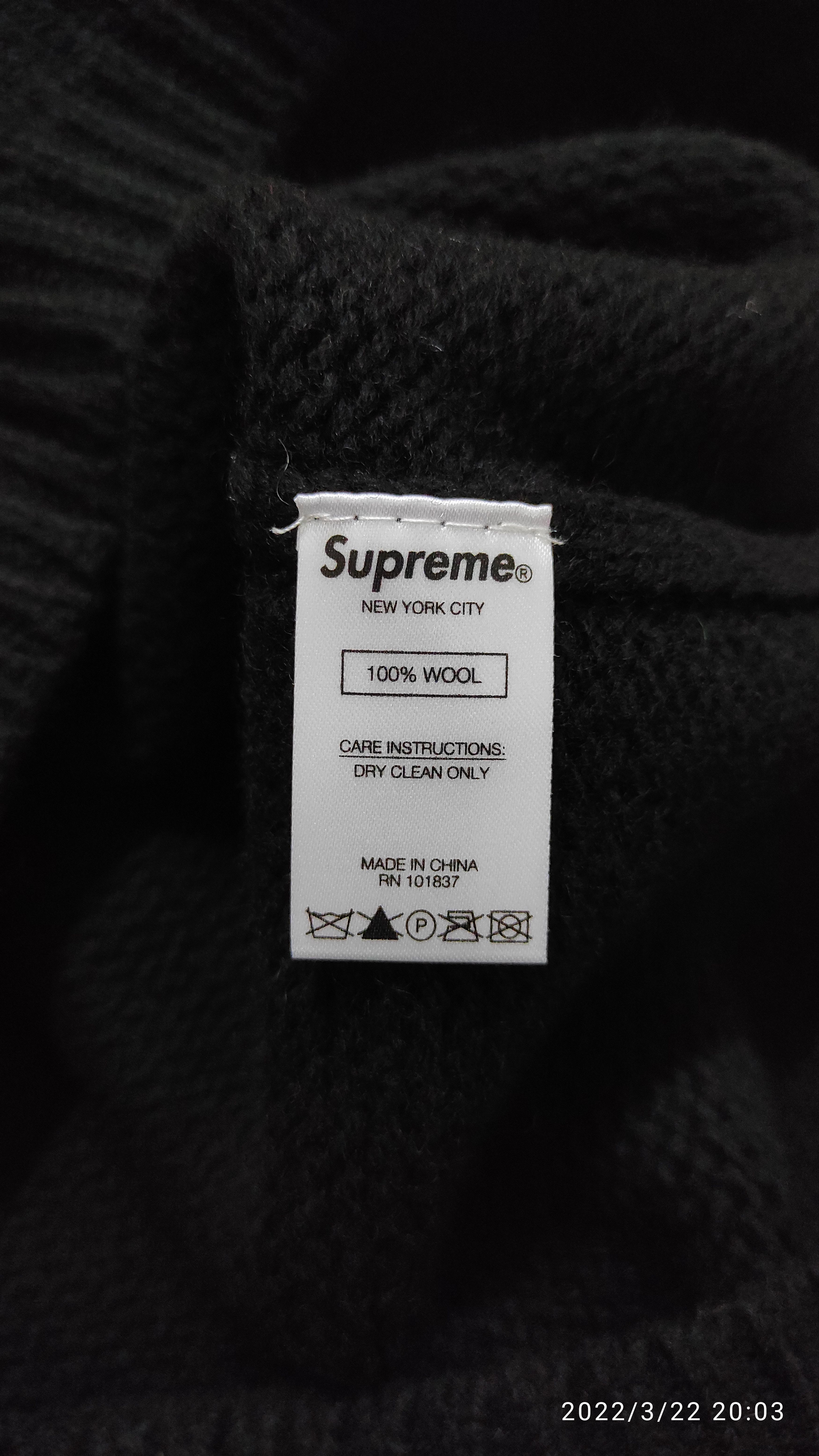 Supreme × Yohji Yamamoto FW2020 Supreme x Yohji Yamamoto Black Rose Sweater Size US S / EU 44-46 / 1 - 6 Thumbnail