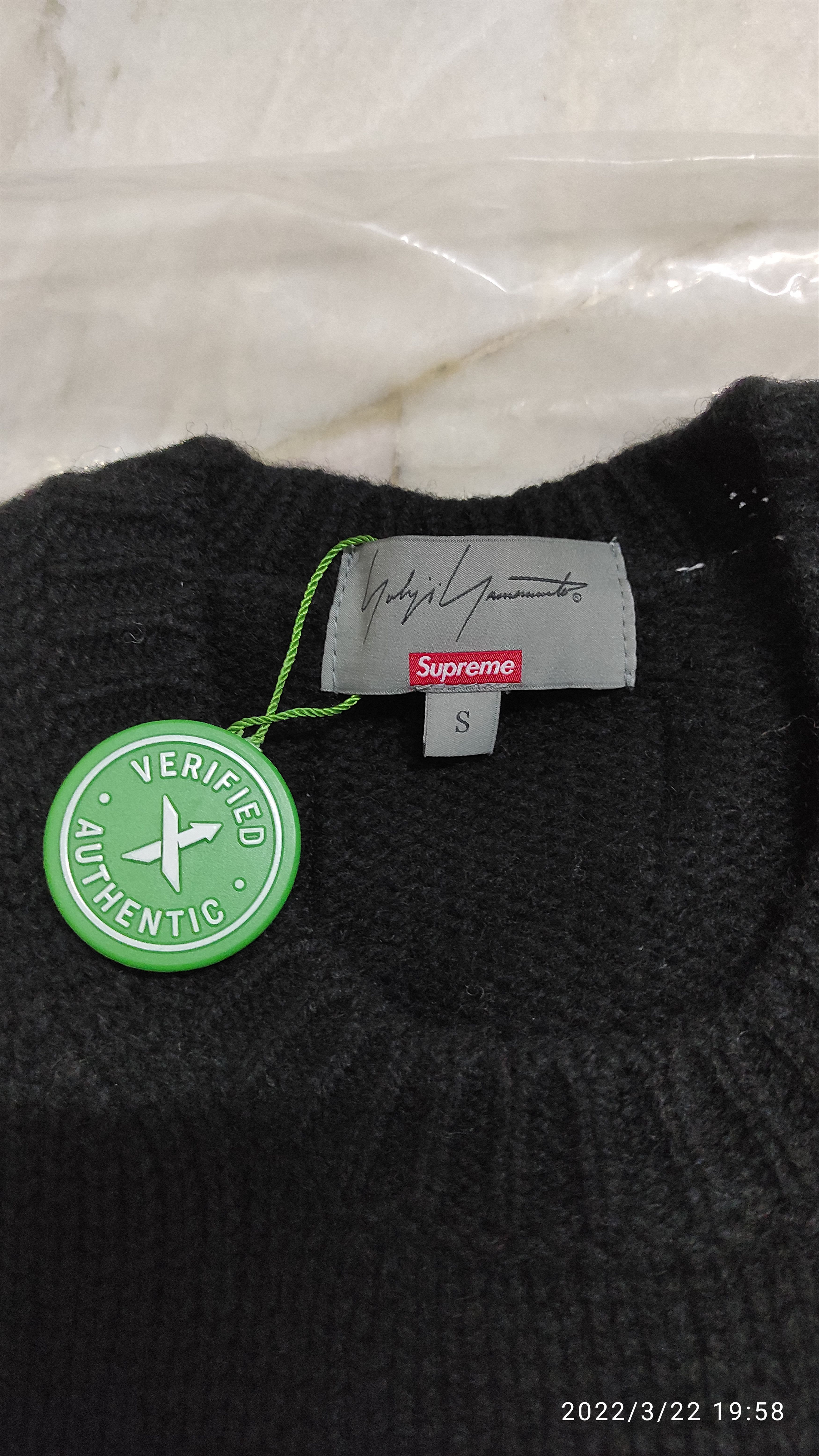Supreme × Yohji Yamamoto FW2020 Supreme x Yohji Yamamoto Black Rose Sweater Size US S / EU 44-46 / 1 - 4 Thumbnail