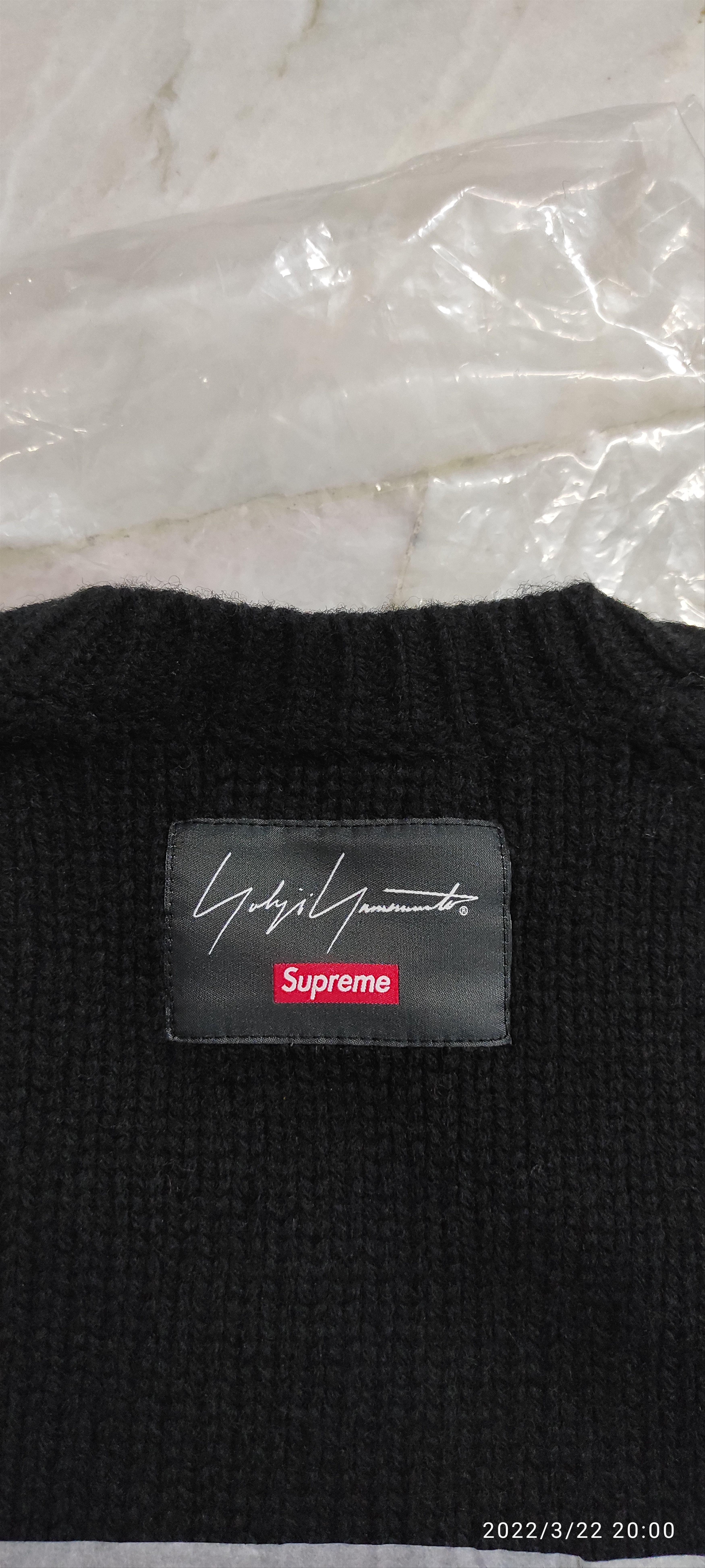 Supreme × Yohji Yamamoto FW2020 Supreme x Yohji Yamamoto Black Rose Sweater Size US S / EU 44-46 / 1 - 5 Thumbnail