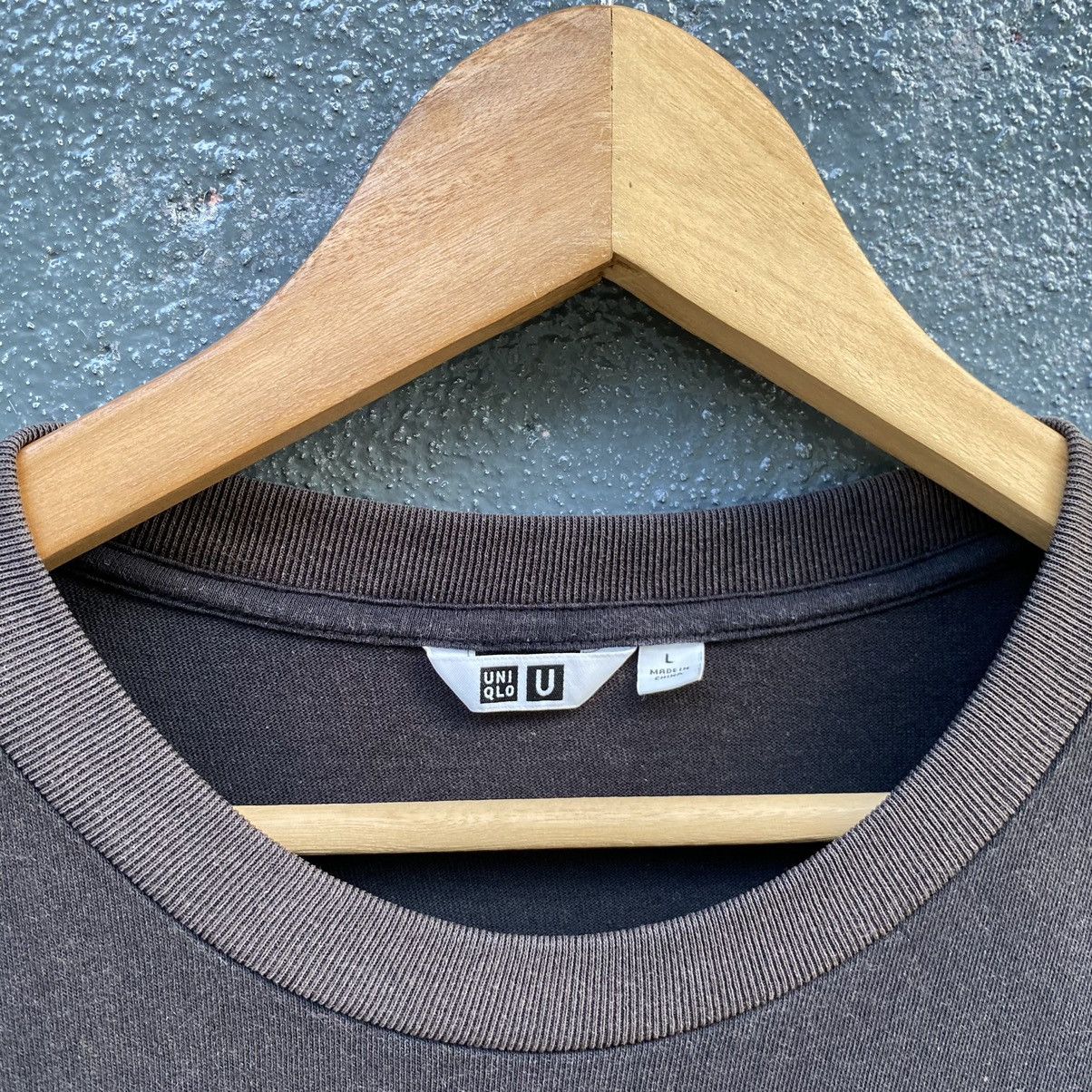 Lemaire × Uniqlo Thrashed Faded Lemaire x Uniqlo Oversized ERD GRUNGE TEE Size US L / EU 52-54 / 3 - 4 Thumbnail