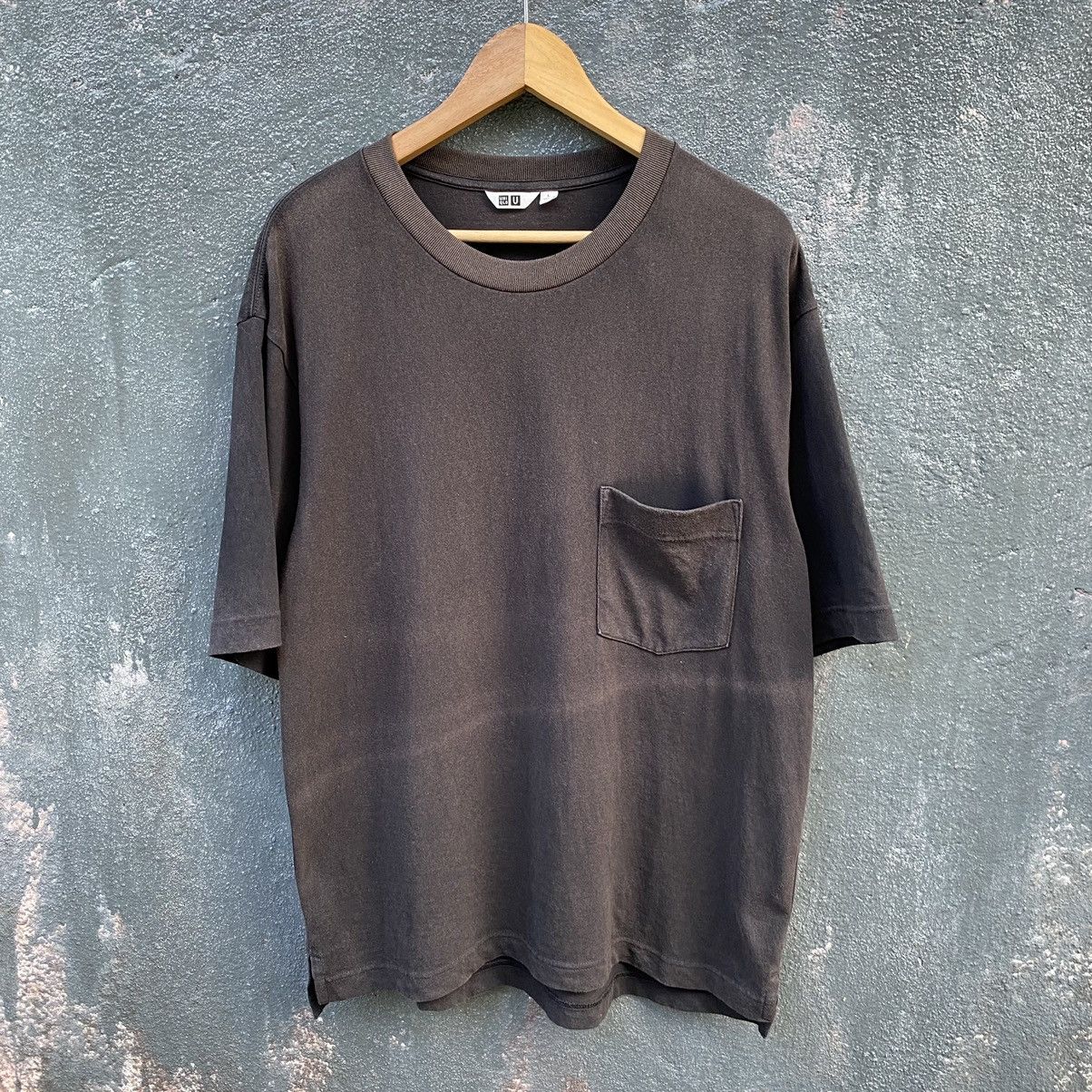 Lemaire × Uniqlo Thrashed Faded Lemaire x Uniqlo Oversized ERD GRUNGE TEE Size US L / EU 52-54 / 3 - 1 Thumbnail