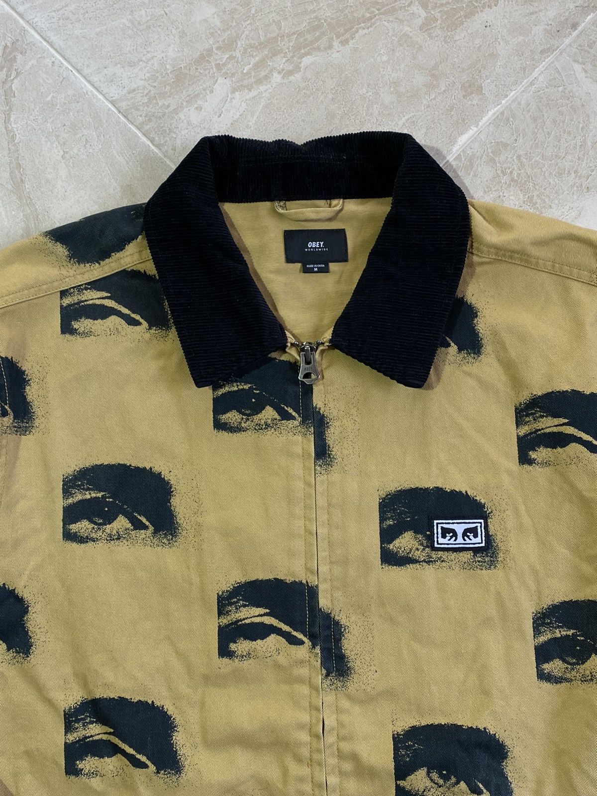 Obey Obey sees all worldwide zip up jacket Size Medium Size US M / EU 48-50 / 2 - 3 Thumbnail