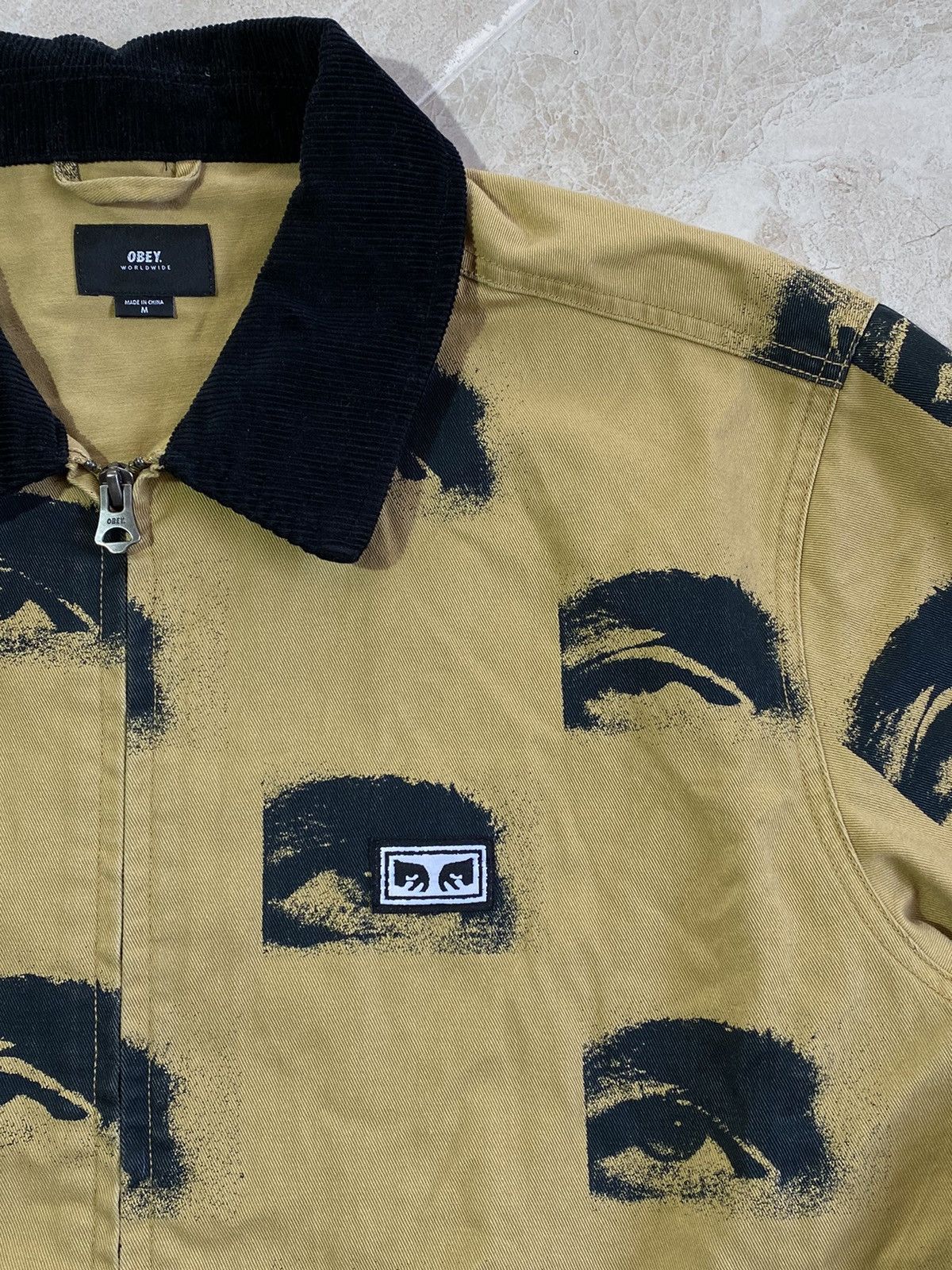Obey Obey sees all worldwide zip up jacket Size Medium Size US M / EU 48-50 / 2 - 4 Thumbnail