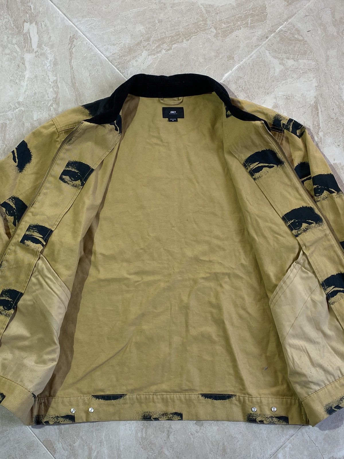Obey Obey sees all worldwide zip up jacket Size Medium Size US M / EU 48-50 / 2 - 13 Thumbnail