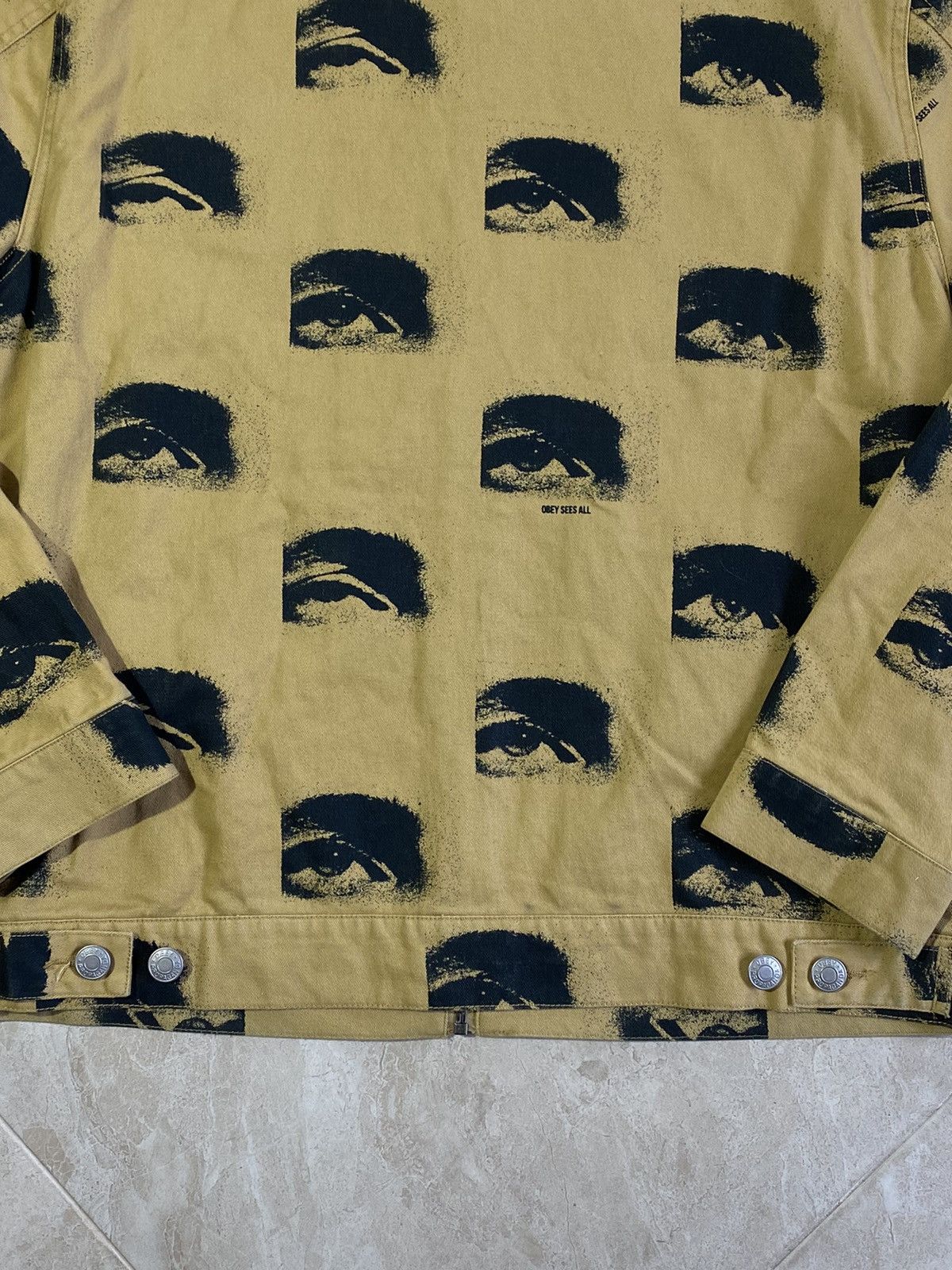 Obey Obey sees all worldwide zip up jacket Size Medium Size US M / EU 48-50 / 2 - 19 Thumbnail